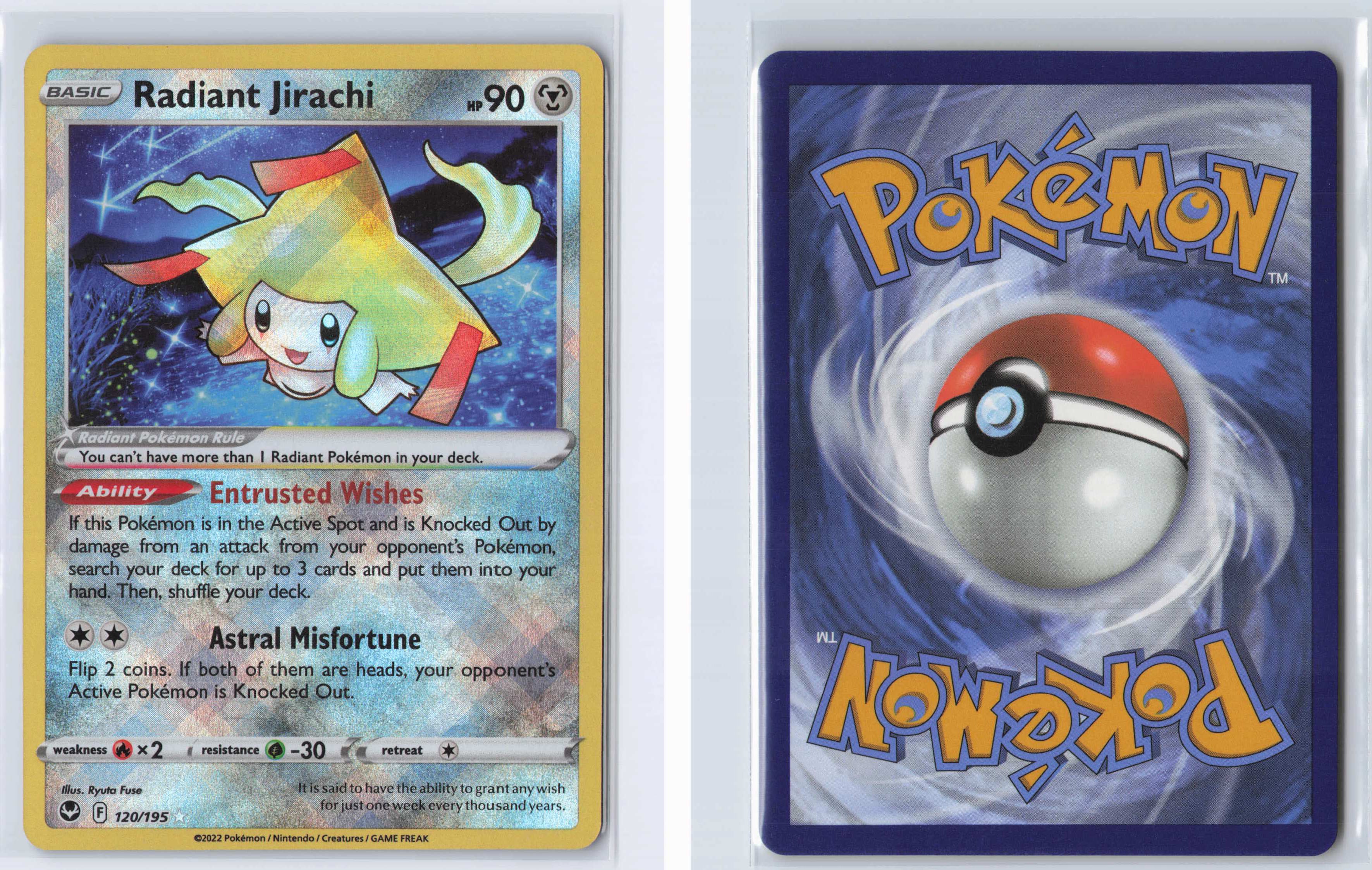 (#120/195) Radiant Jirachi [Sword & Shield: Silver Tempest]