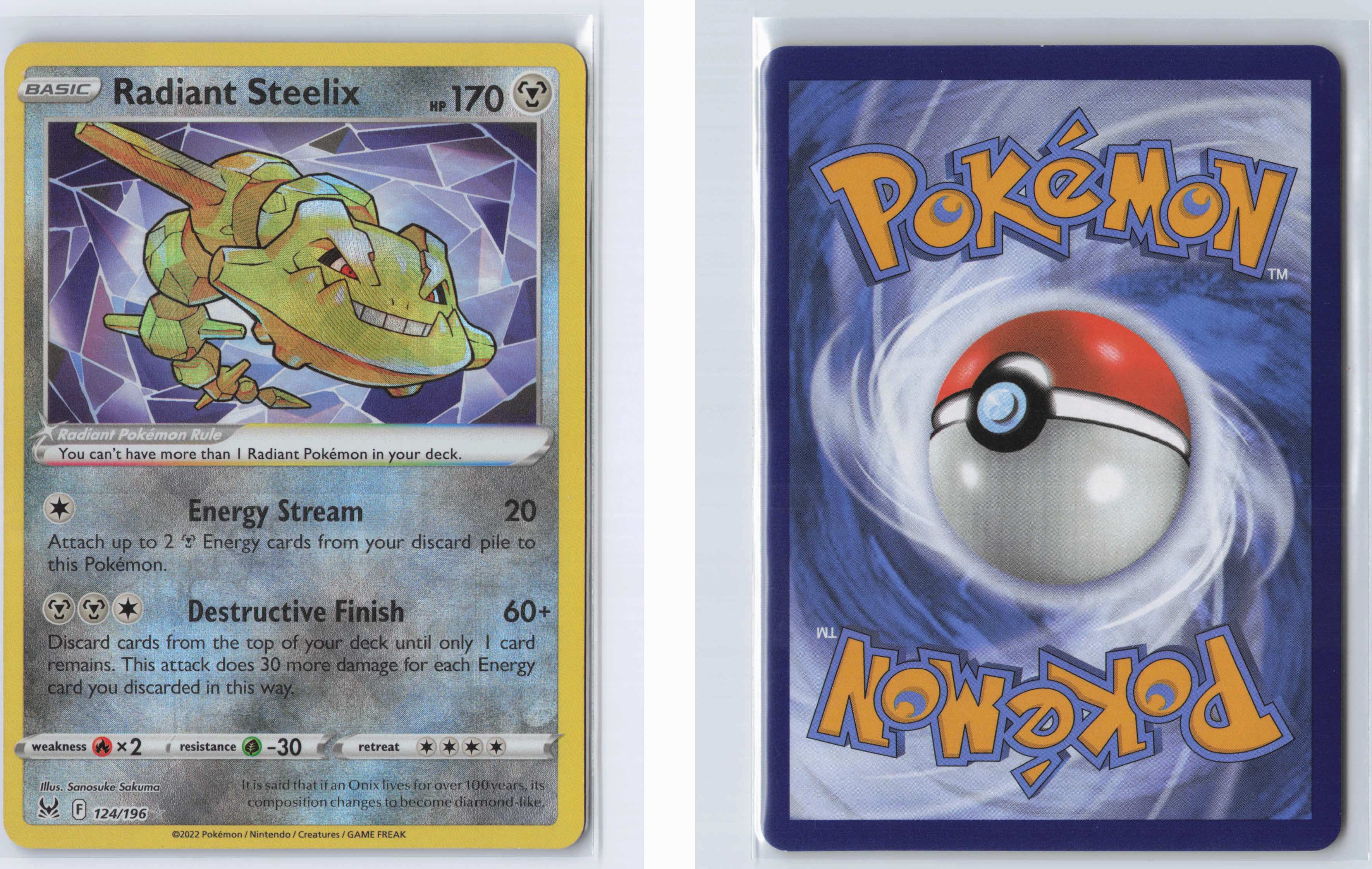 (#124/196) Radiant Steelix [SWSH11: Lost Origin]