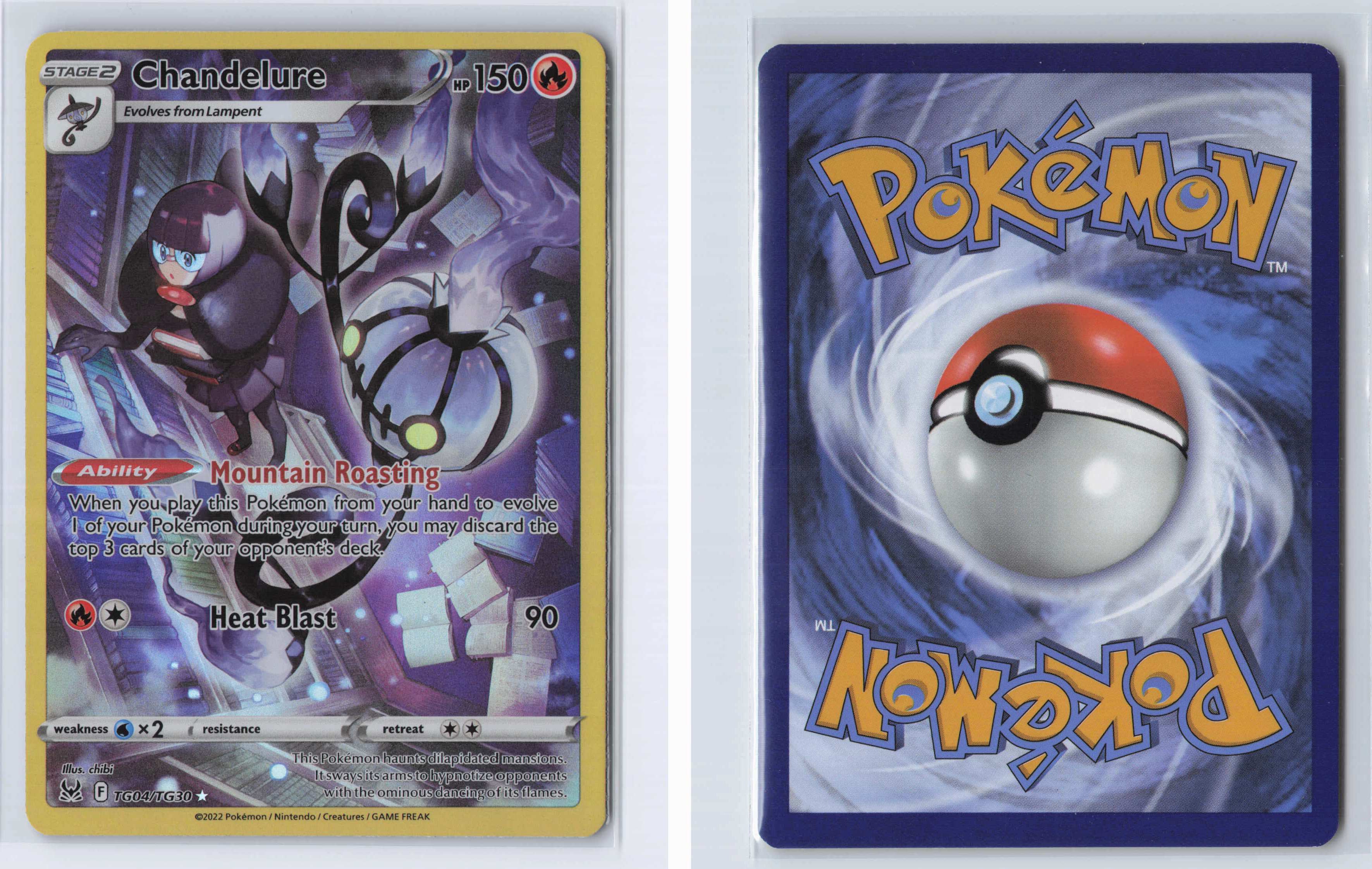 (#TG04/TG30) Chandelure [SWSH11: Lost Origin Trainer Gallery]