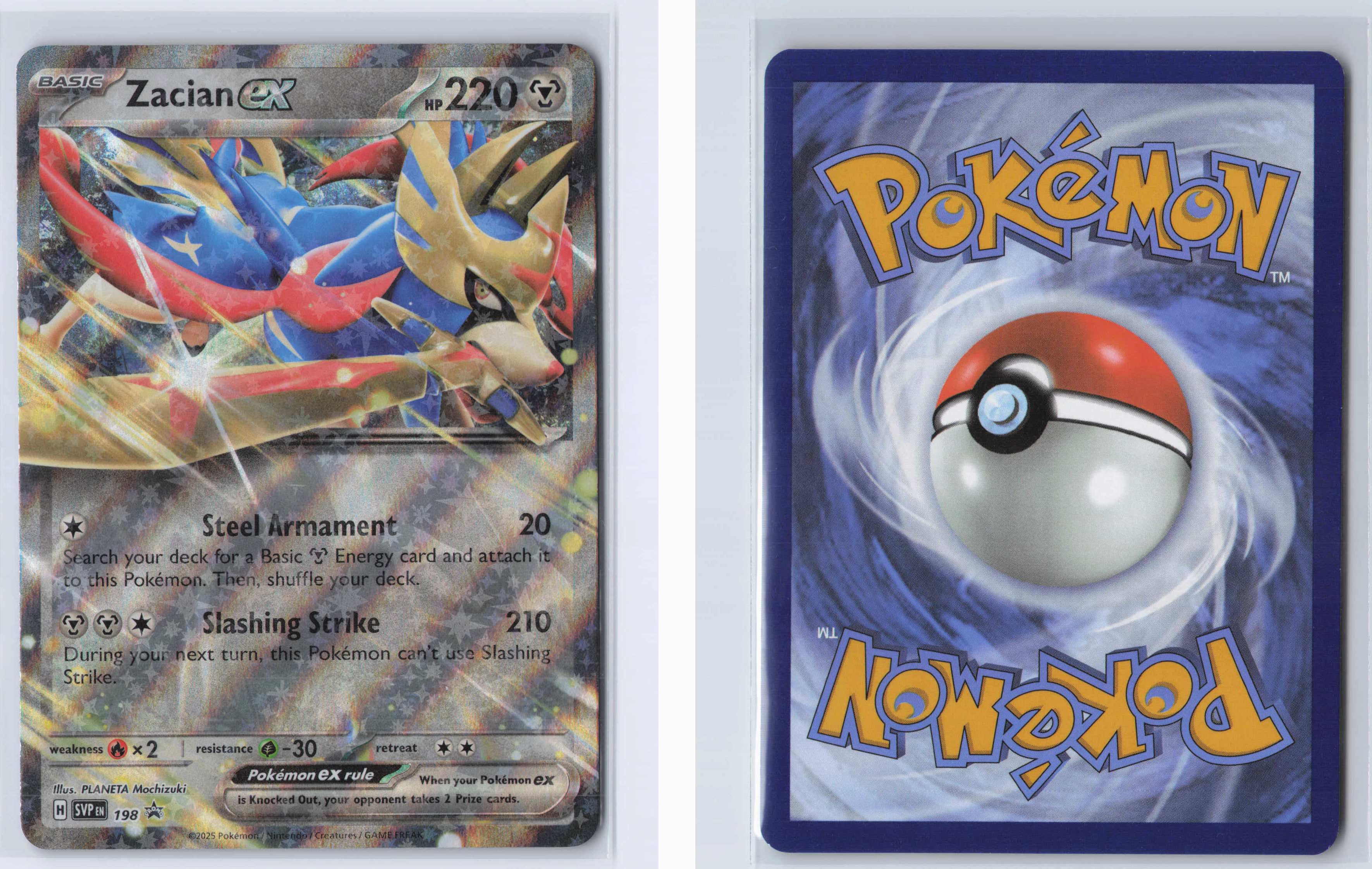 (#198) Zacian ex [SV: Scarlet & Violet Promo Cards]