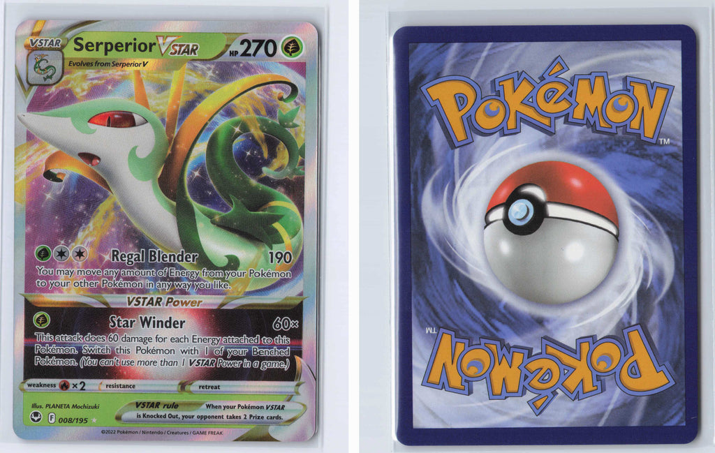 (#008/195) Serperior VSTAR [SWSH12: Silver Tempest]