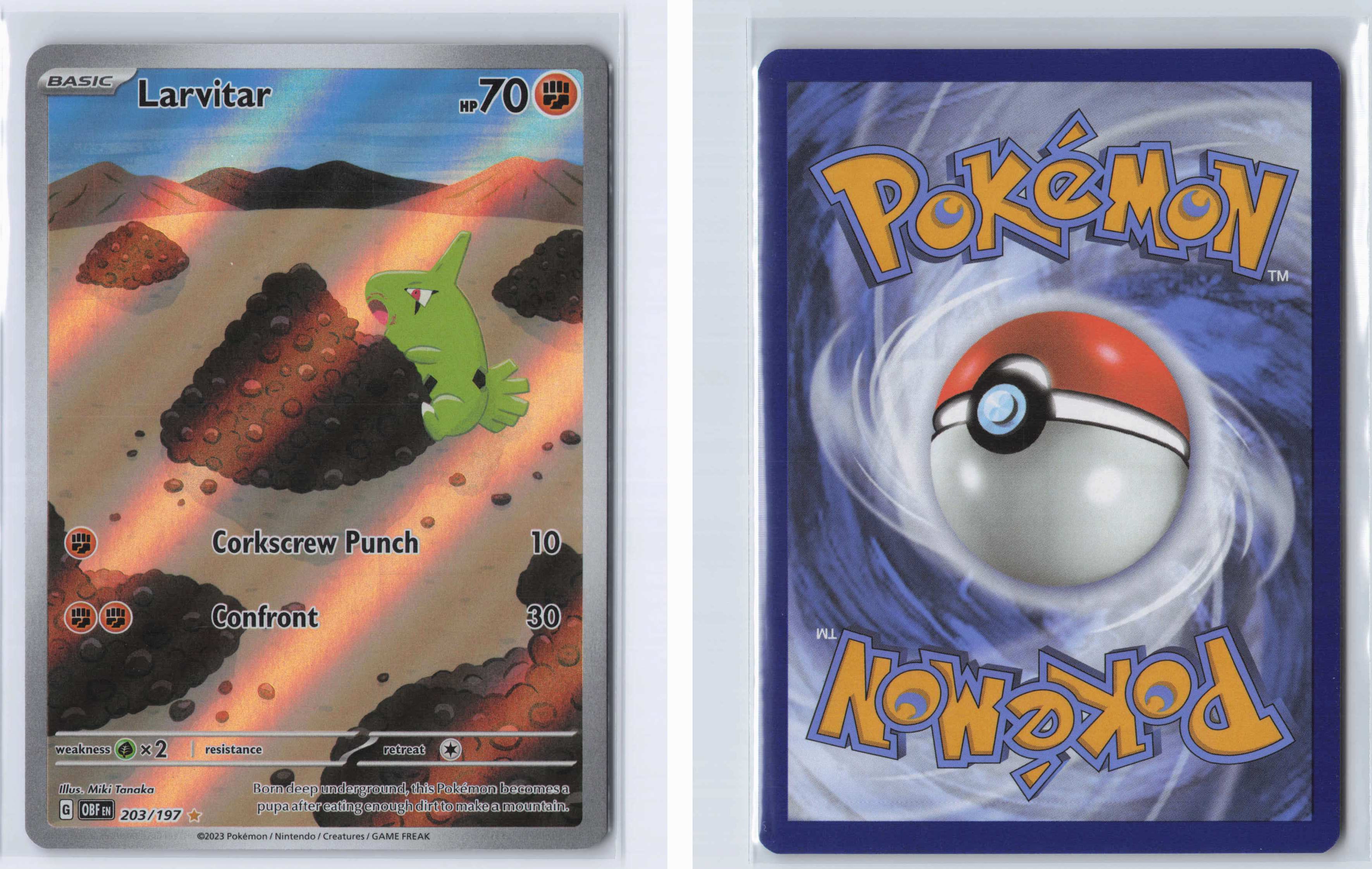 (#203/197) Larvitar [SV03: Obsidian Flames]