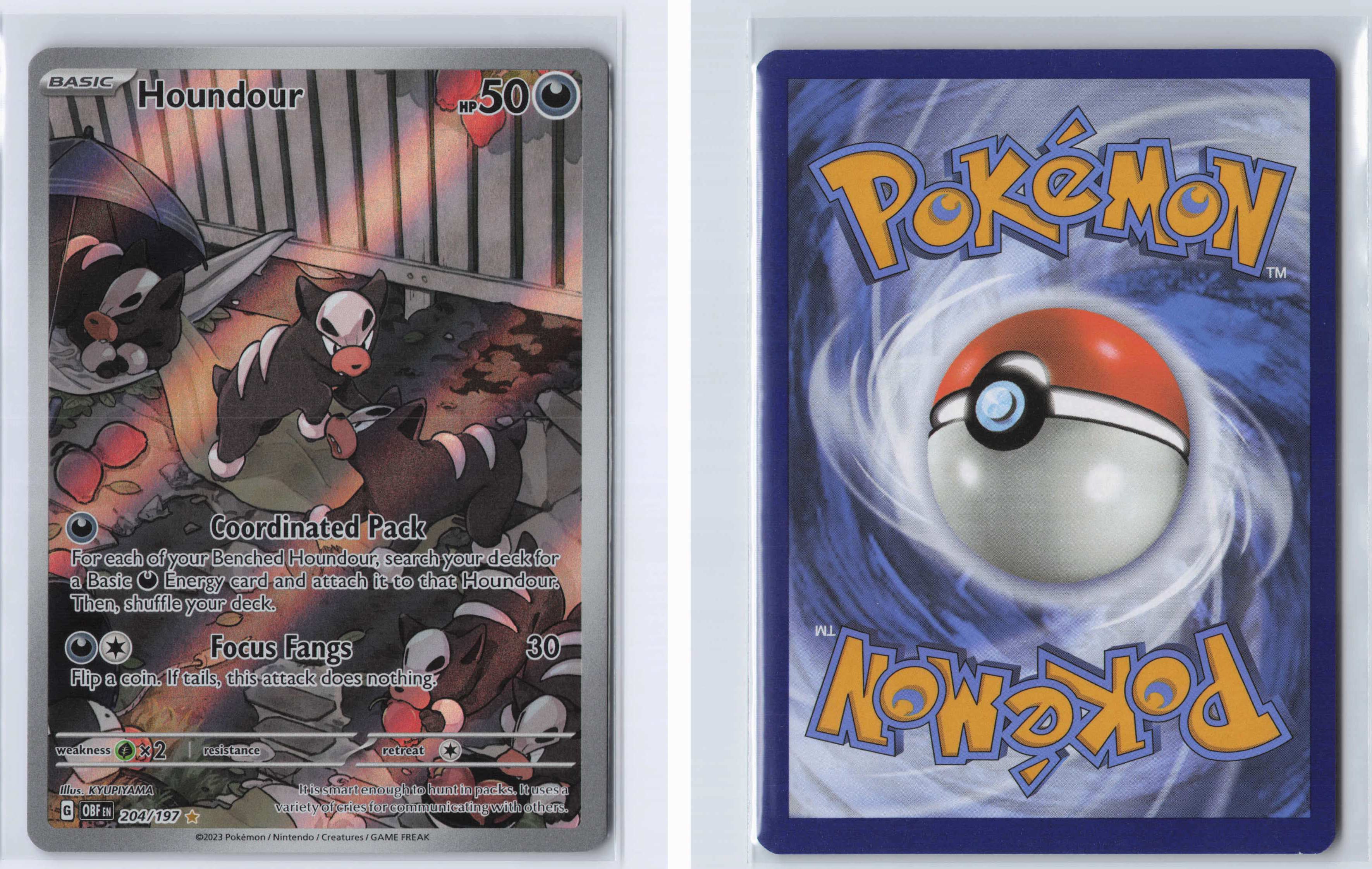 (#204/197) Houndour [SV03: Obsidian Flames]