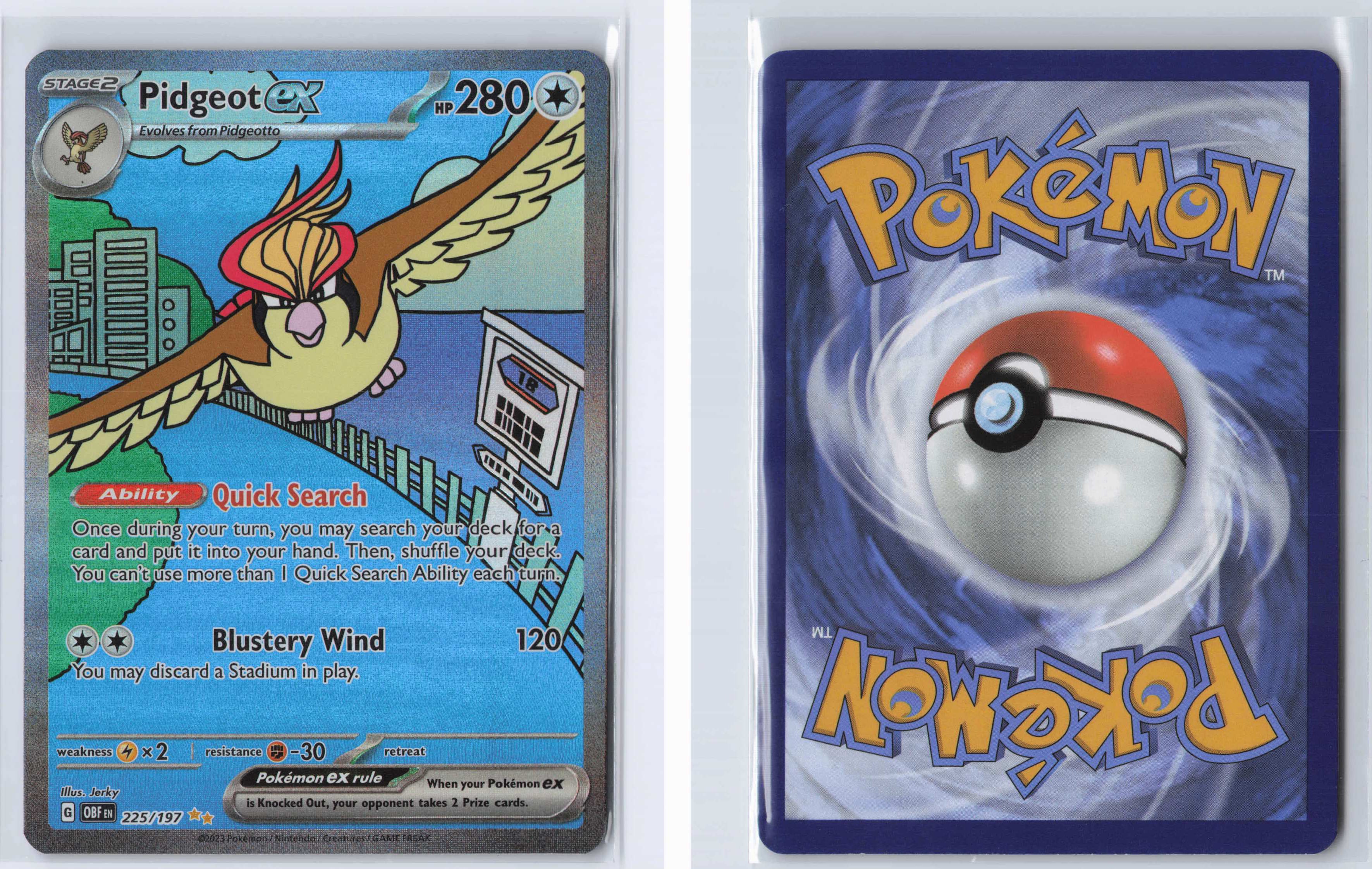 (#225/197) Pidgeot ex [SV03: Obsidian Flames]