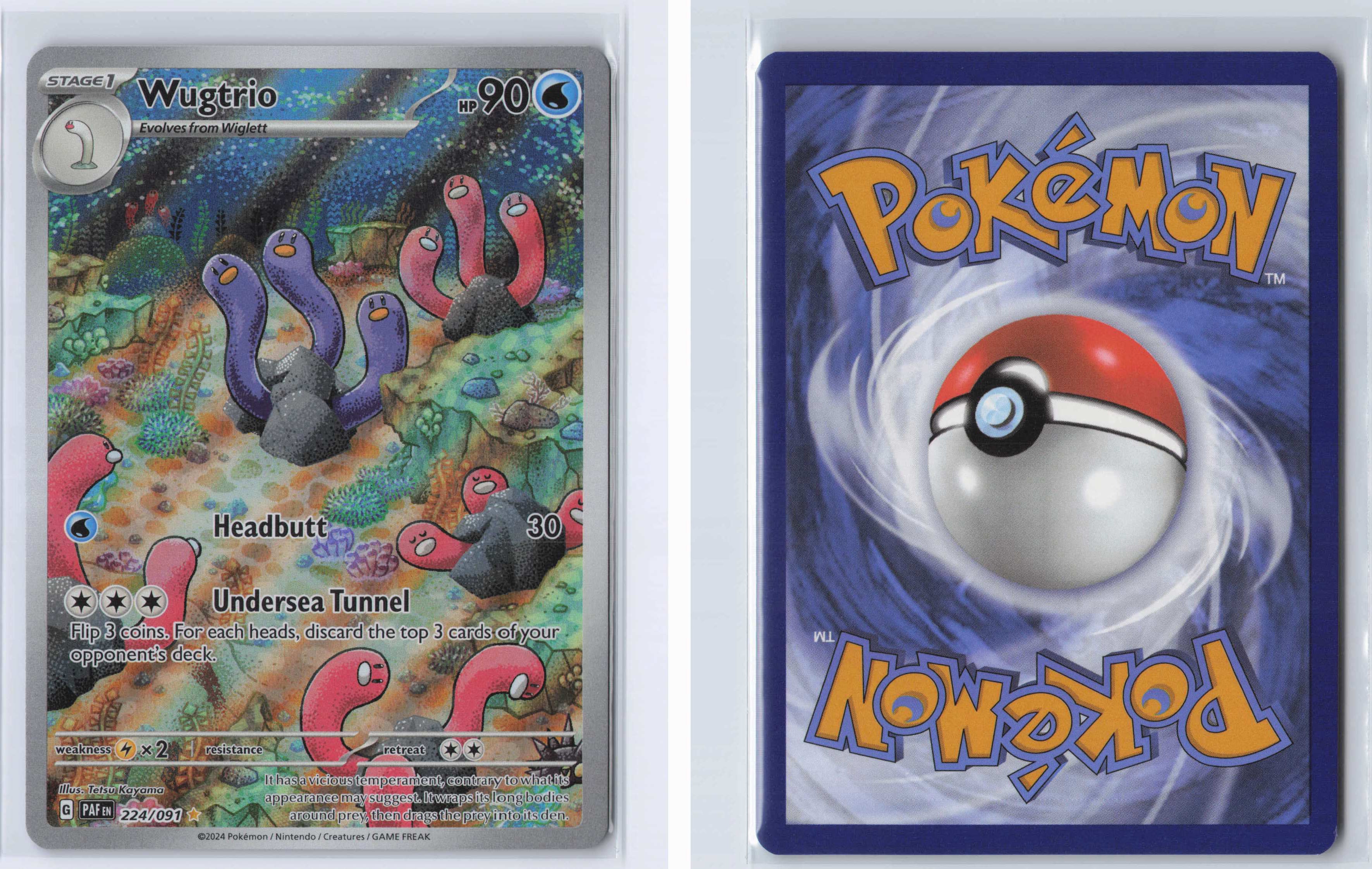 (#224/091) Wugtrio [Scarlet & Violet: Paldean Fates]