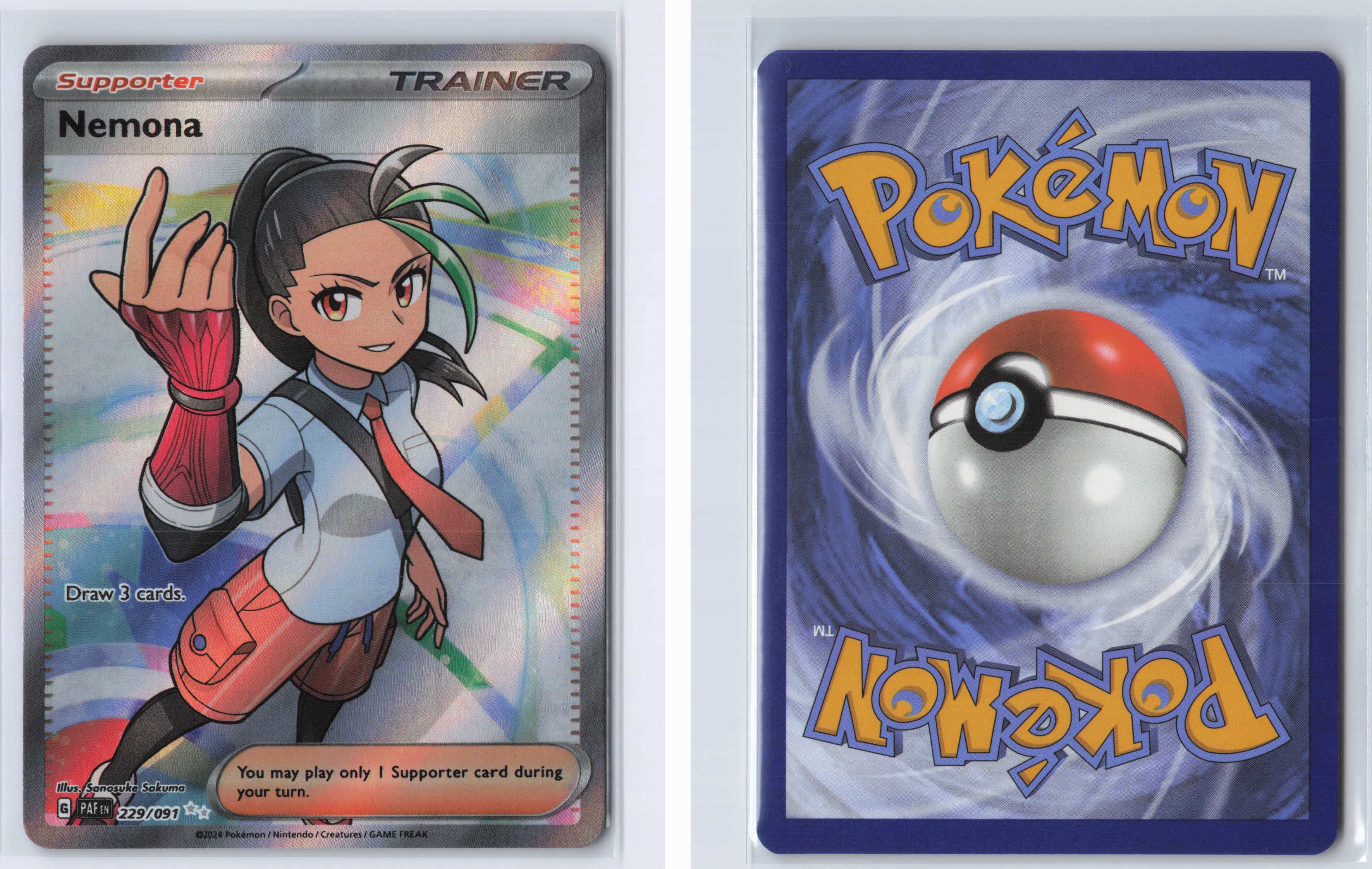 (#229/091) Nemona [SV: Paldean Fates]