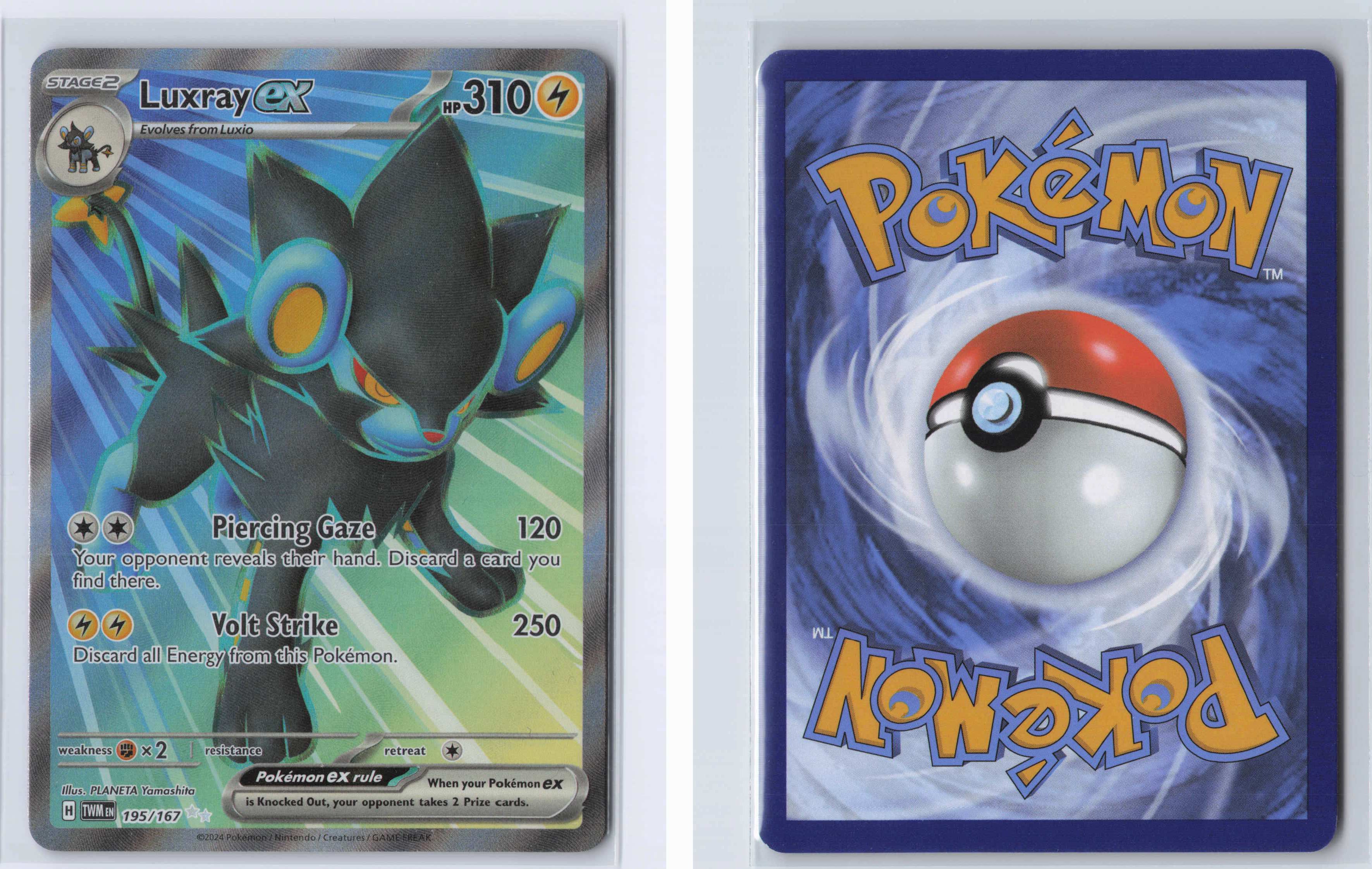 (#195/167) Luxray ex [SV06: Twilight Masquerade]