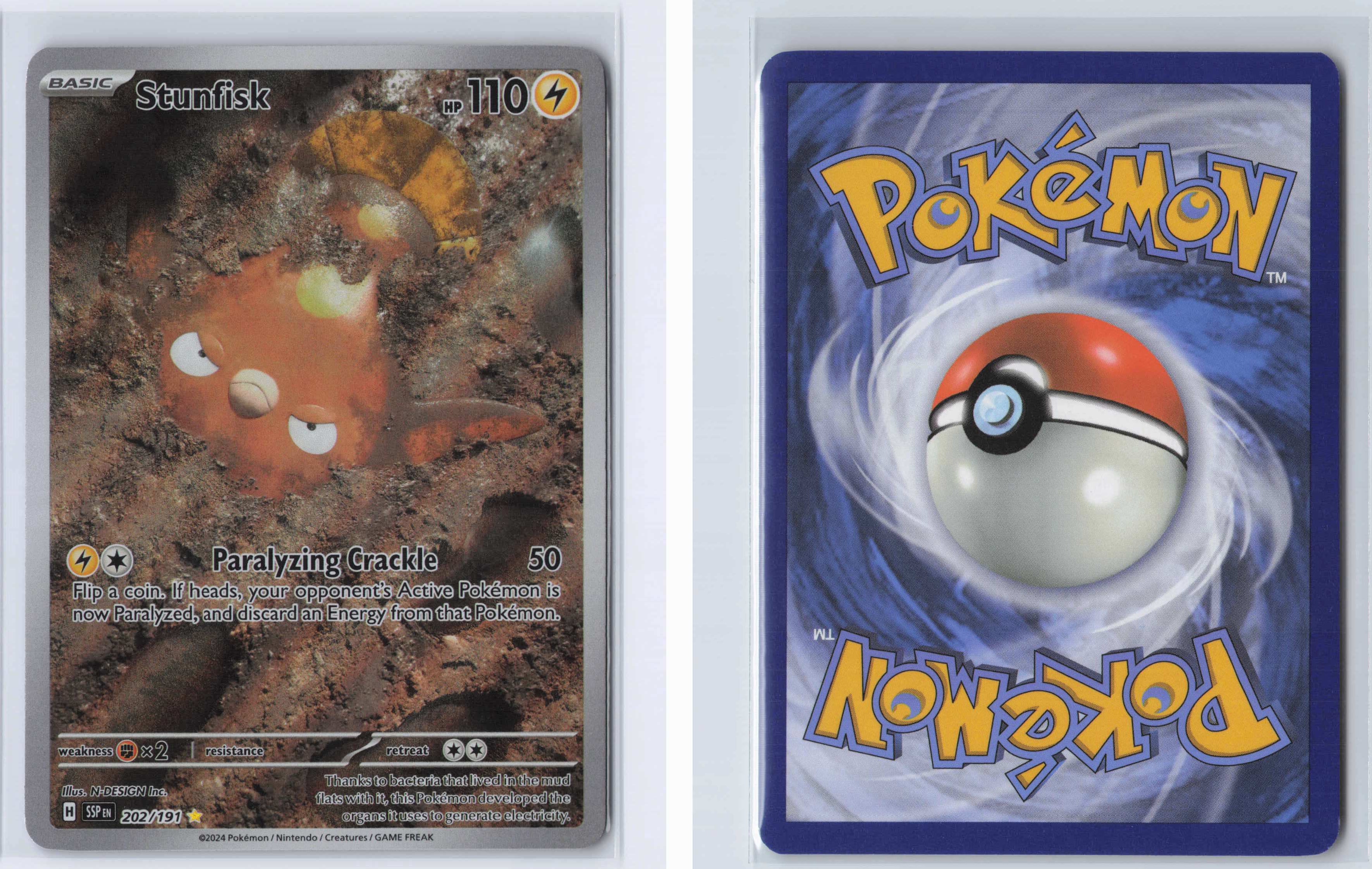 (#202/191) Stunfisk [SV08: Surging Sparks]