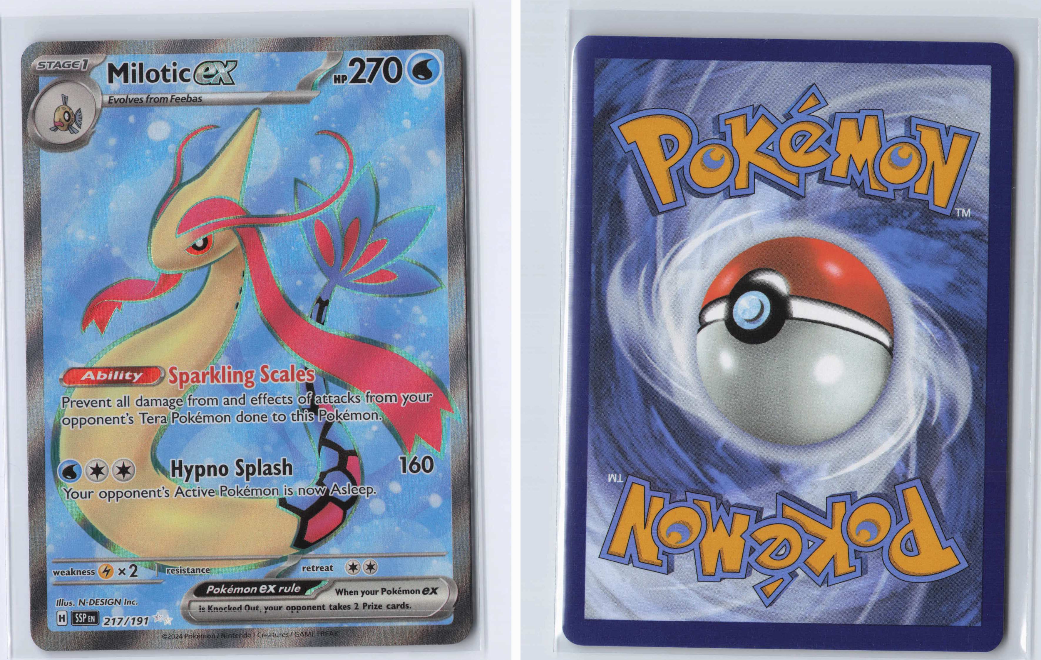 (#217/191) Milotic ex [SV08: Surging Sparks]