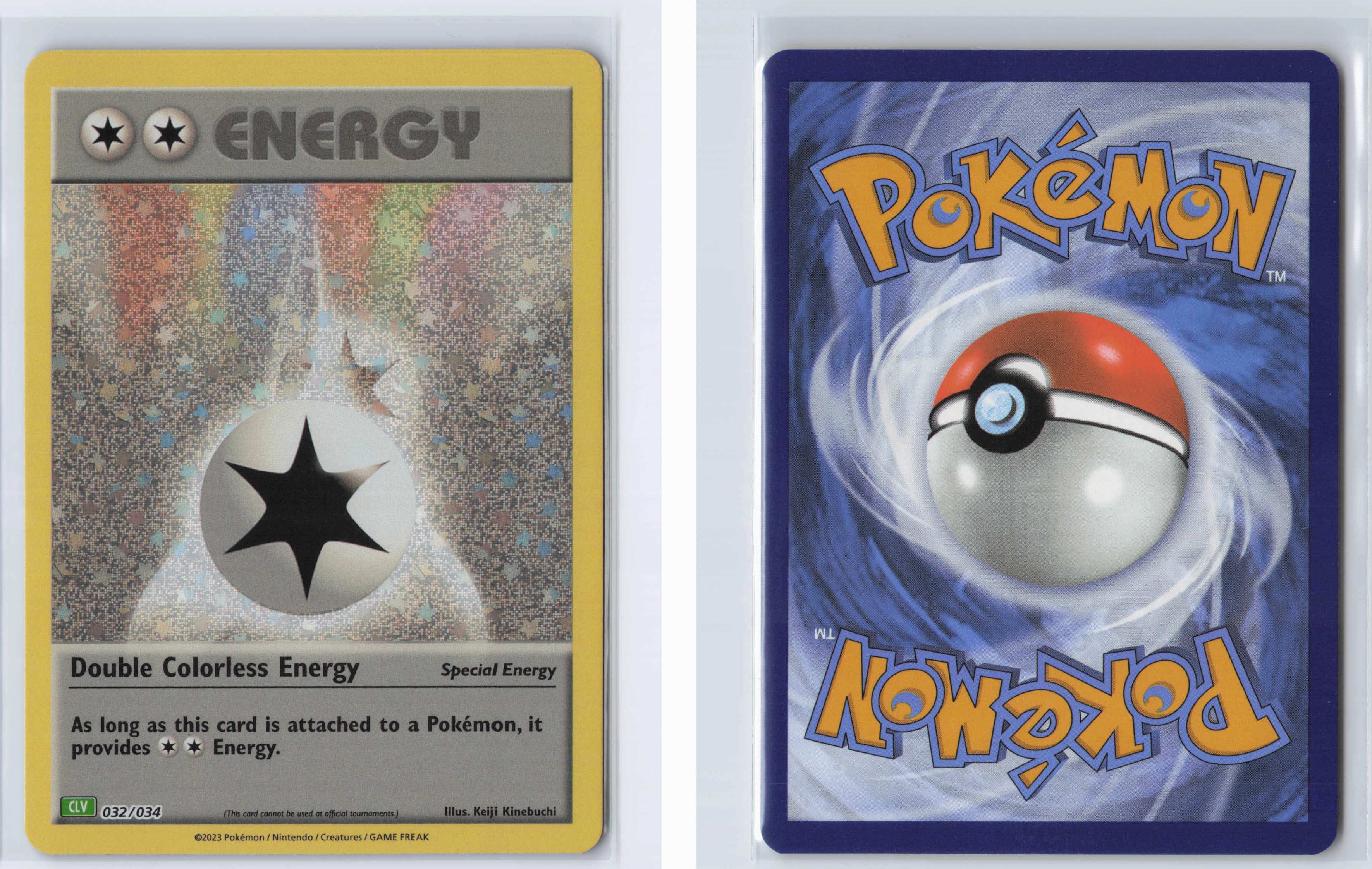 (#032/034) Double Colorless Energy (CLV) [Trading Card Game Classic]