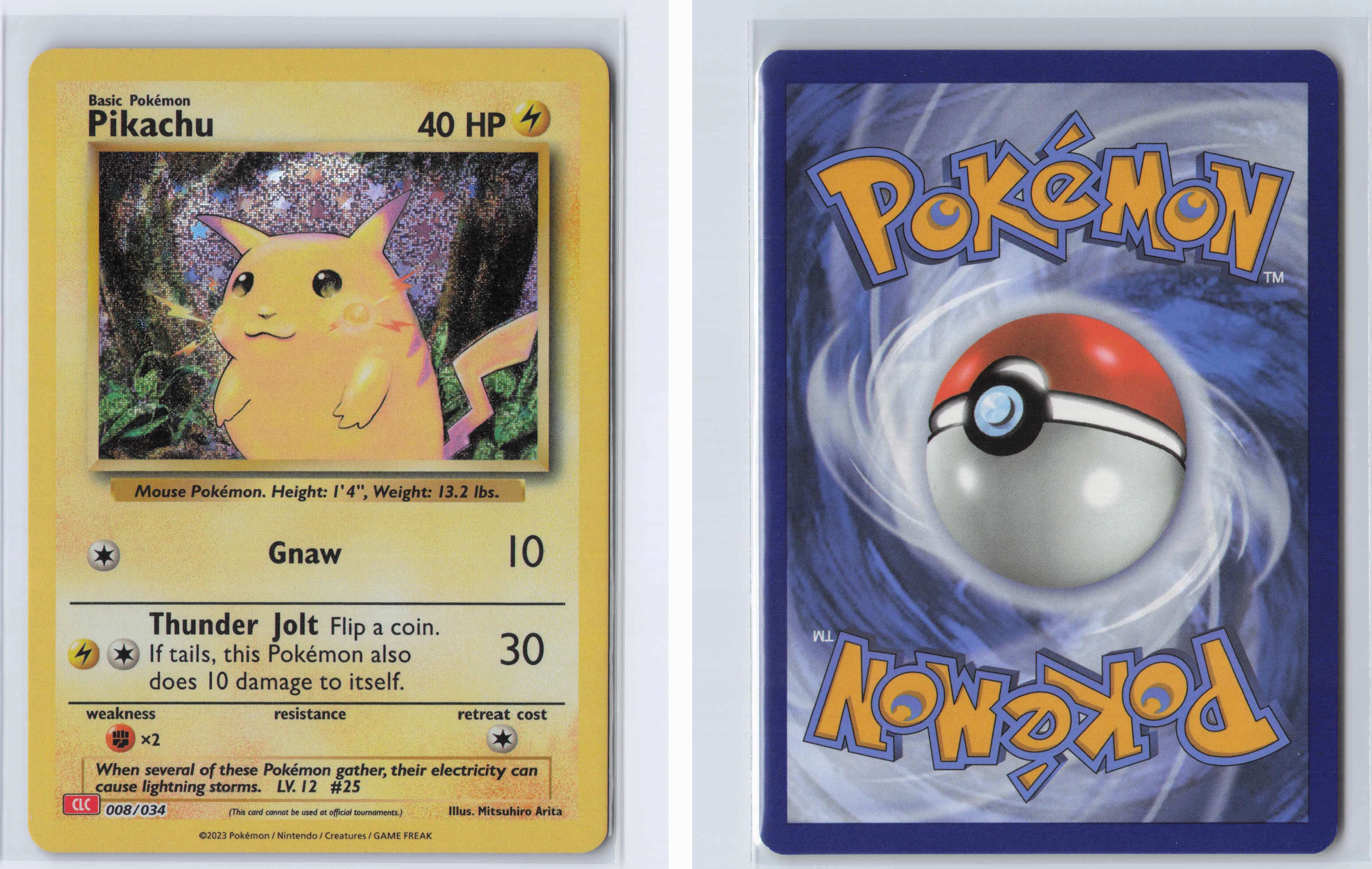 (#008/034) Pikachu [Trading Card Game Classic]