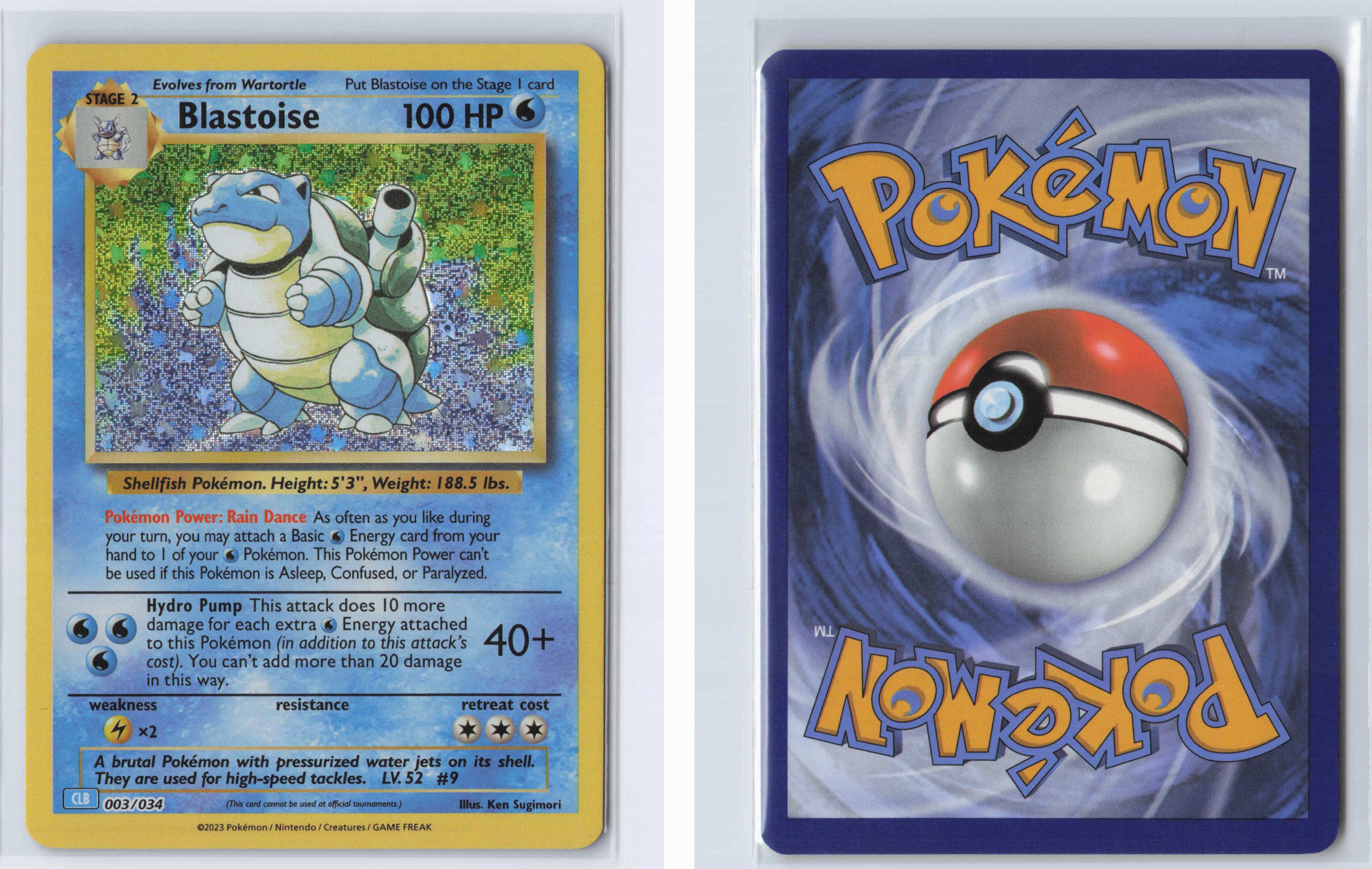 (#003/034) Blastoise [Trading Card Game Classic]