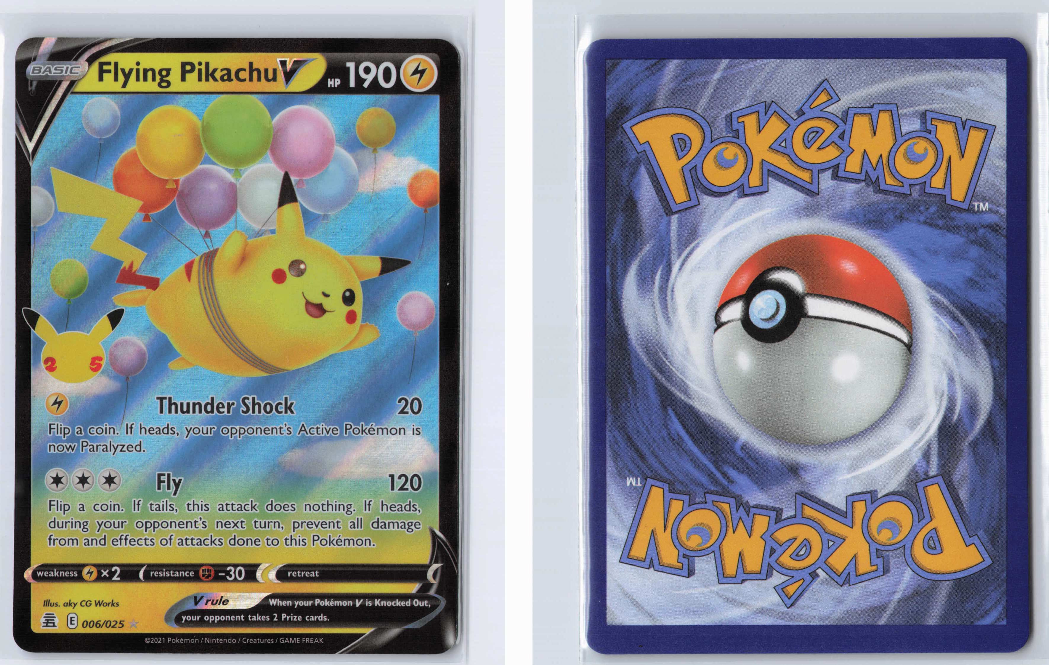 (#006/025) Flying Pikachu V [Celebrations]