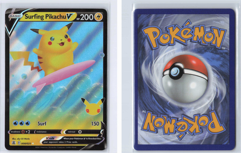 (#008/025) Surfing Pikachu V [Celebrations]