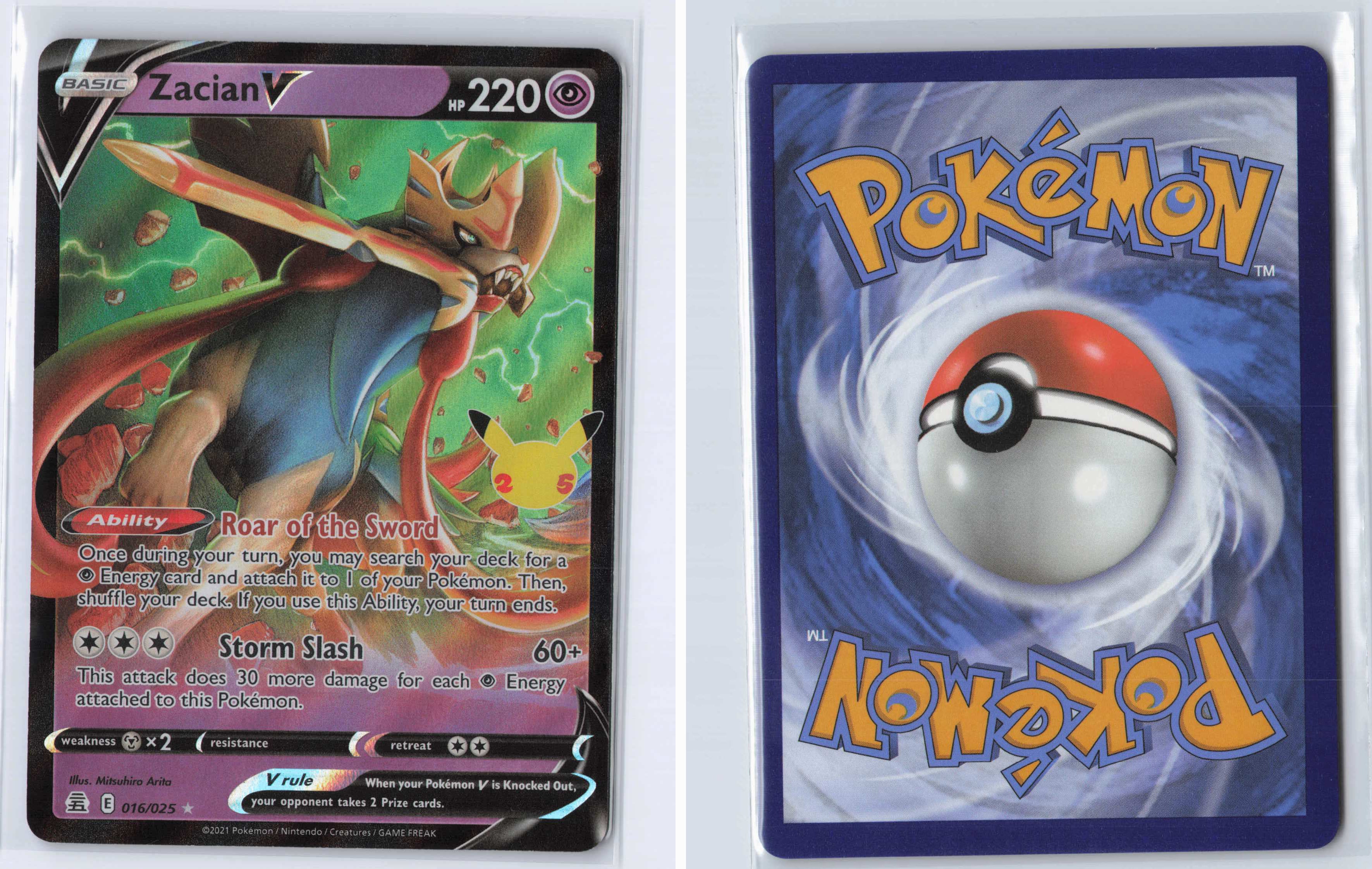 (#016/025) Zacian V [Celebrations]