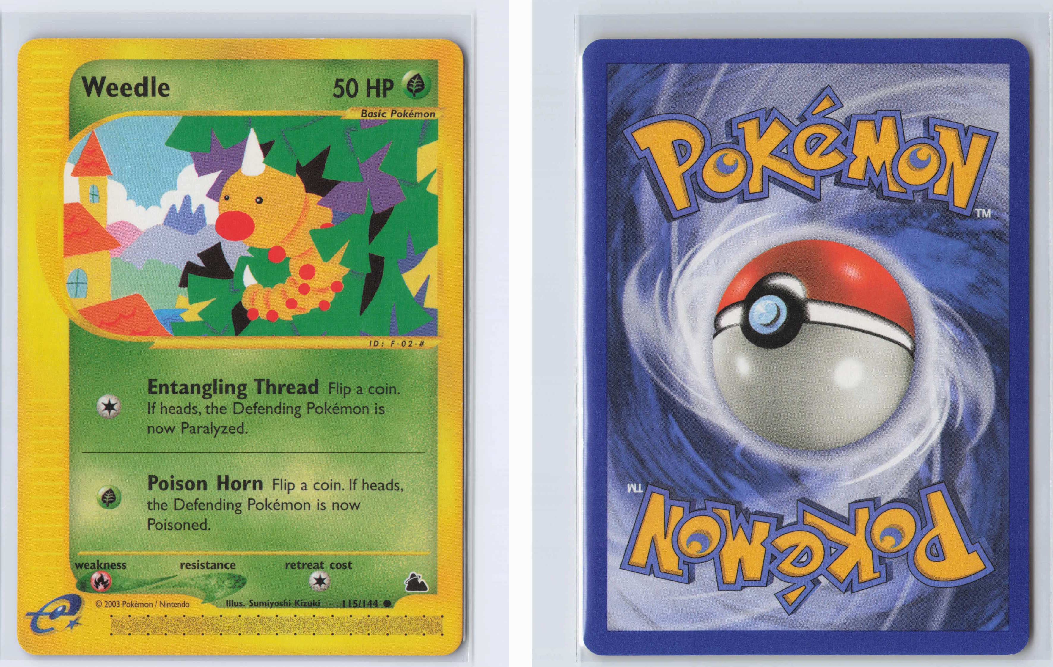 (#115/144) Weedle (115) [Skyridge]