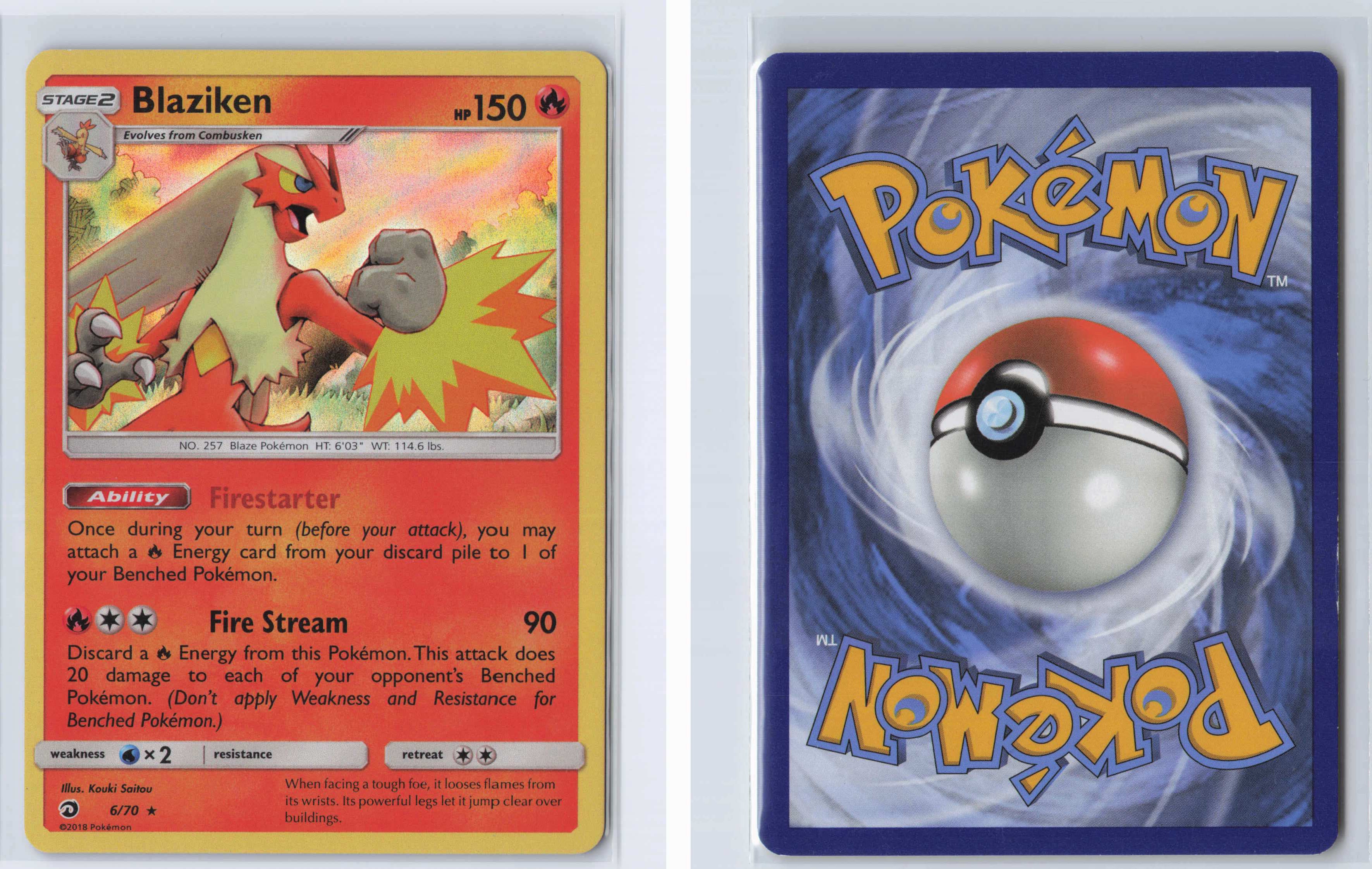 (#6/70) Blaziken [Dragon Majesty]