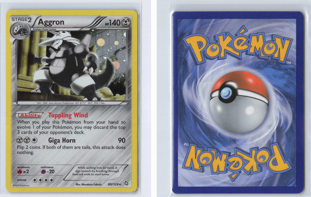 (#080/124) Aggron - 80/124 (Cosmos Holo) [Blister Exclusives]