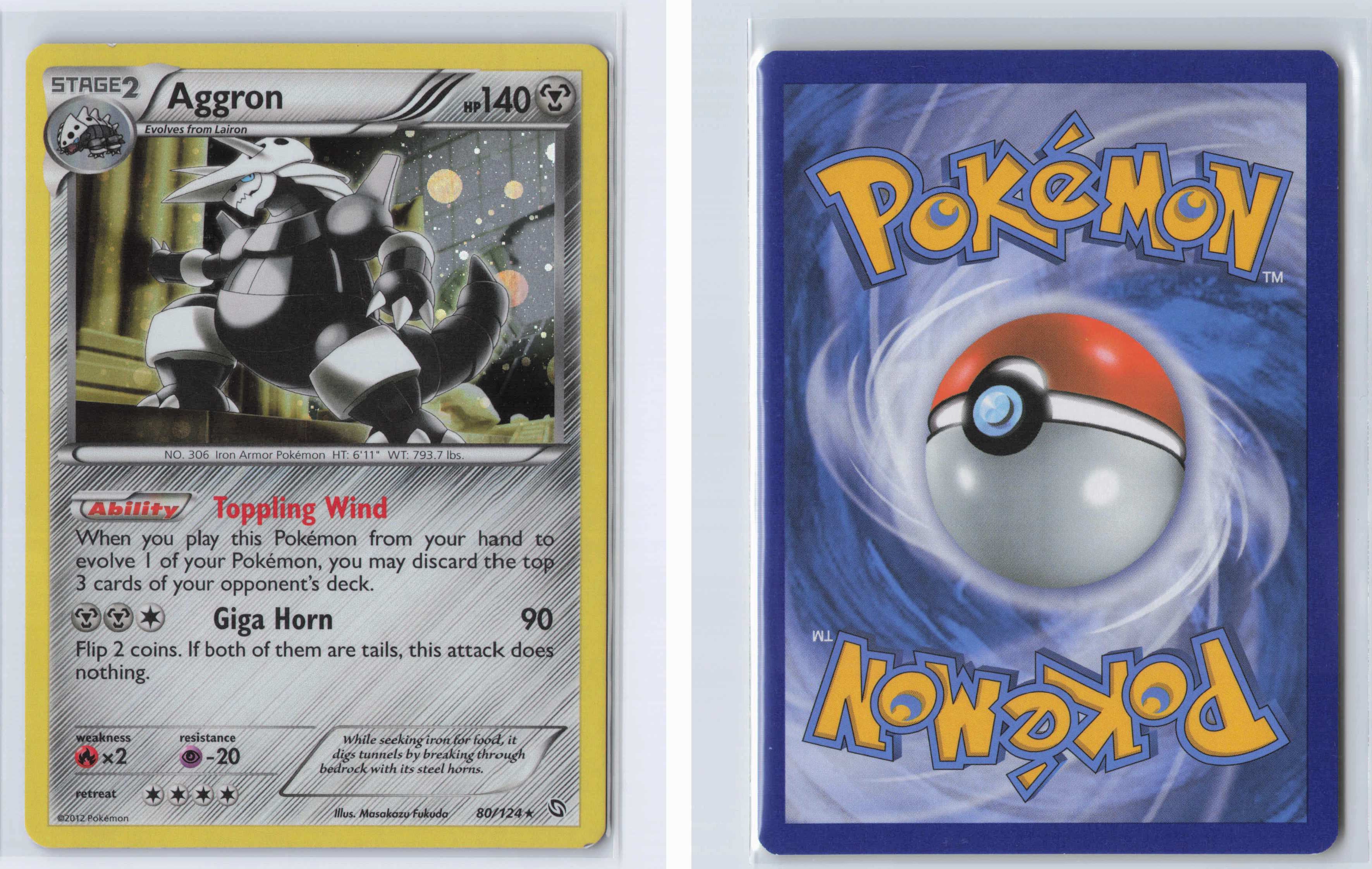 (#080/124) Aggron - 80/124 (Cosmos Holo) [Blister Exclusives]