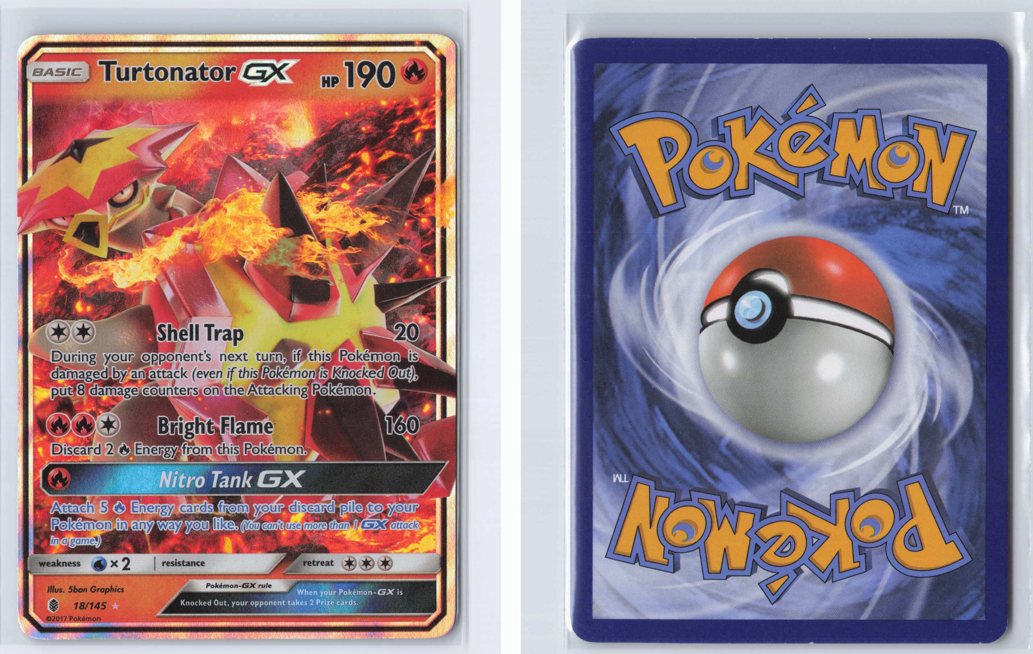 (#18/145) Turtonator GX [SM - Guardians Rising]