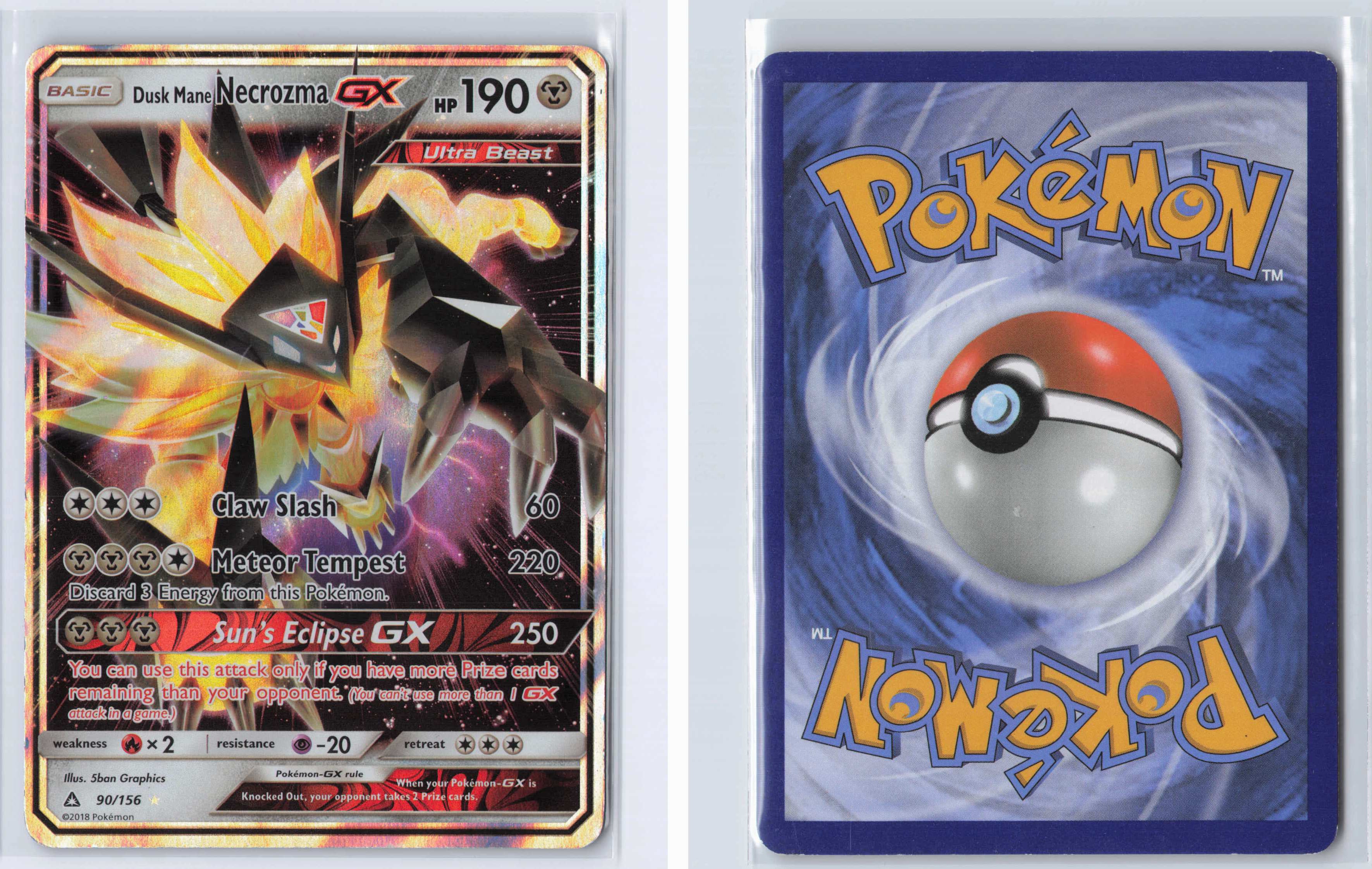 (#90/156) Dusk Mane Necrozma GX [SM - Ultra Prism]