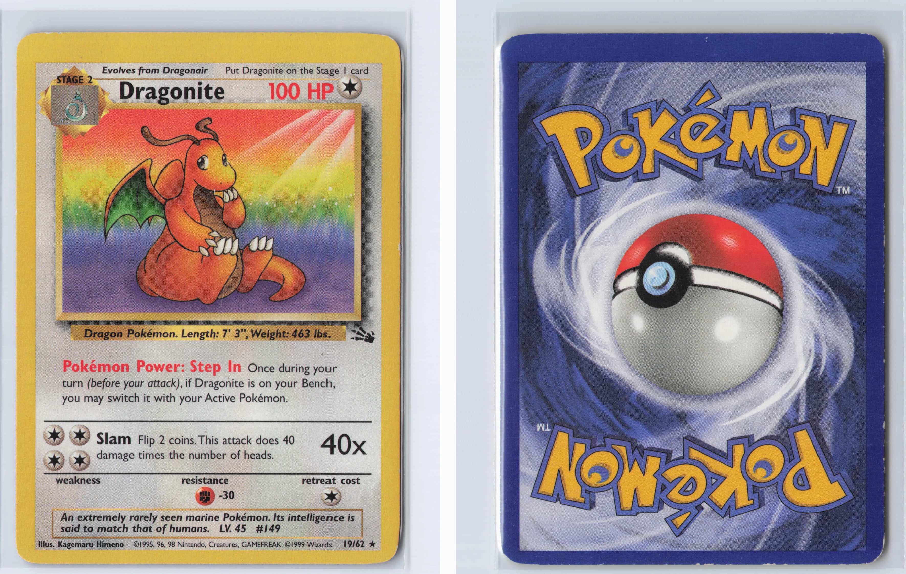 (#19/62) Dragonite (19) [Fossil]