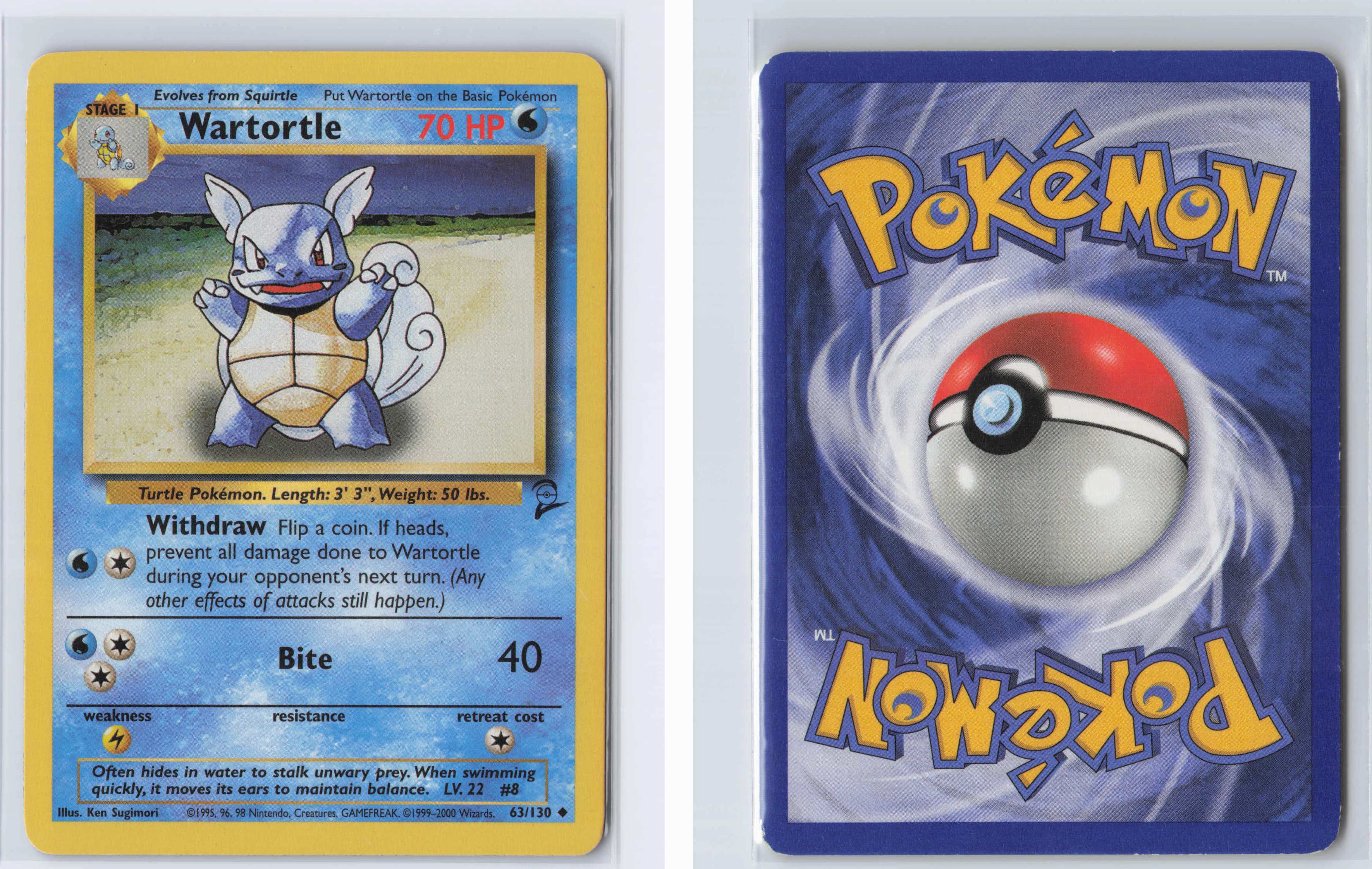 (#063/130) Wartortle [Base Set 2]