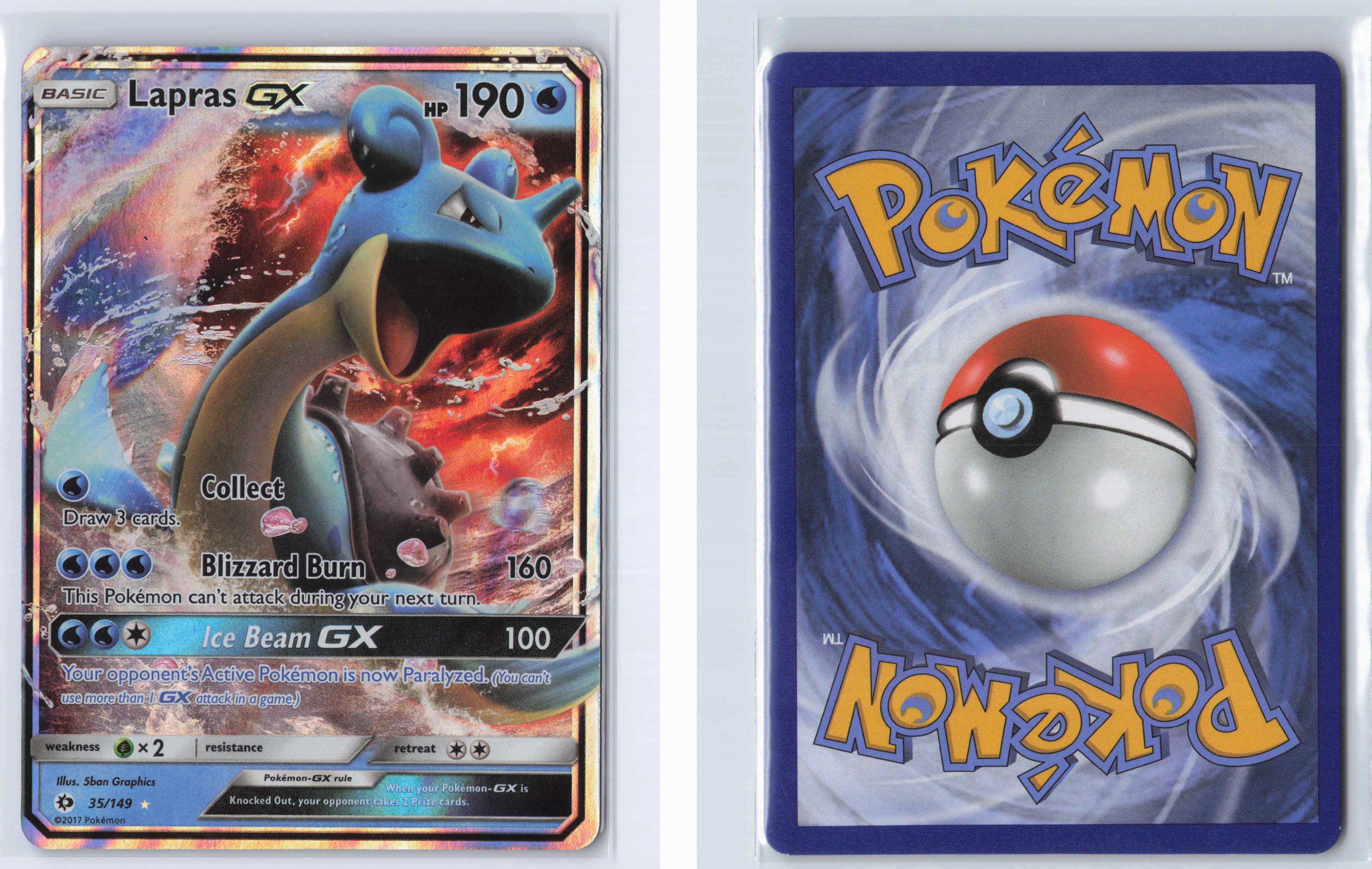 (#35/149) Lapras GX [SM Base Set]