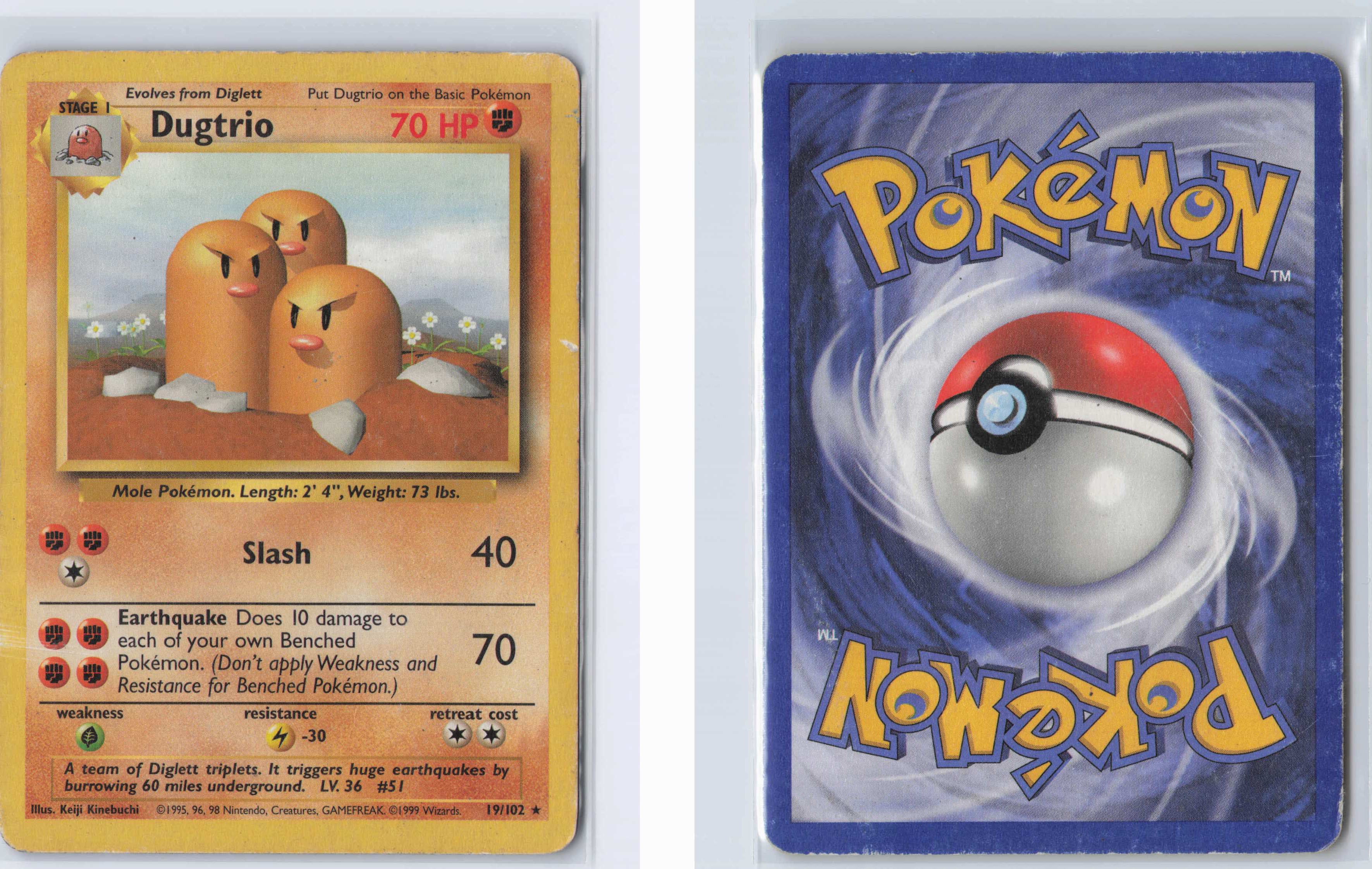 (#019/102) Dugtrio [Base Set]