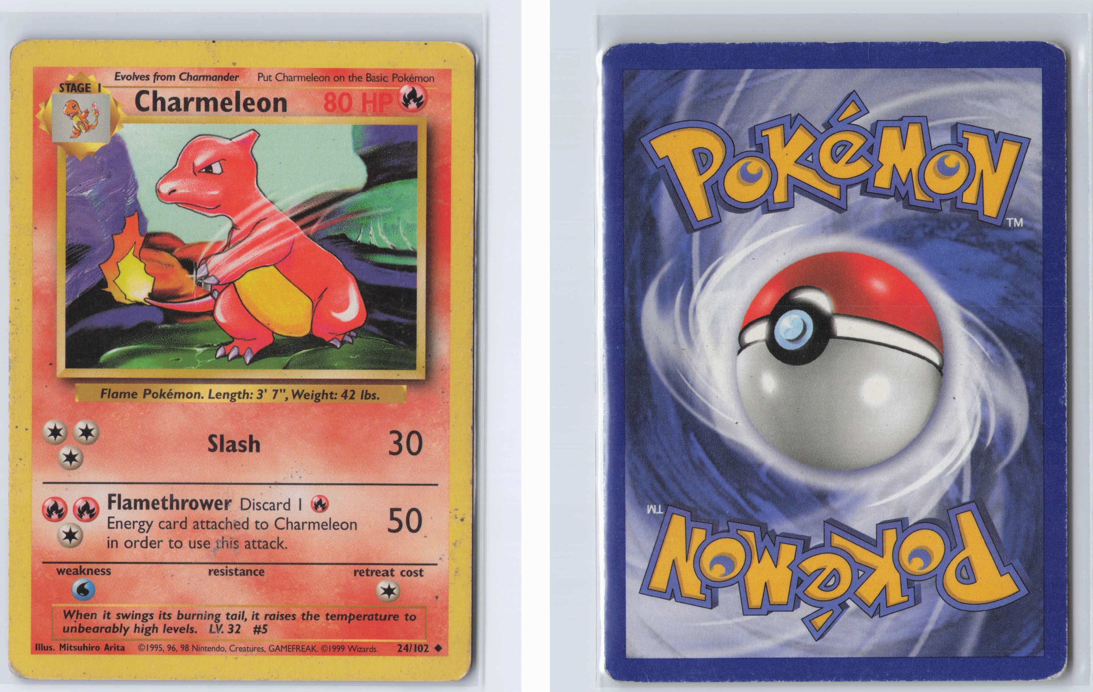 (#024/102) Charmeleon [Base Set]