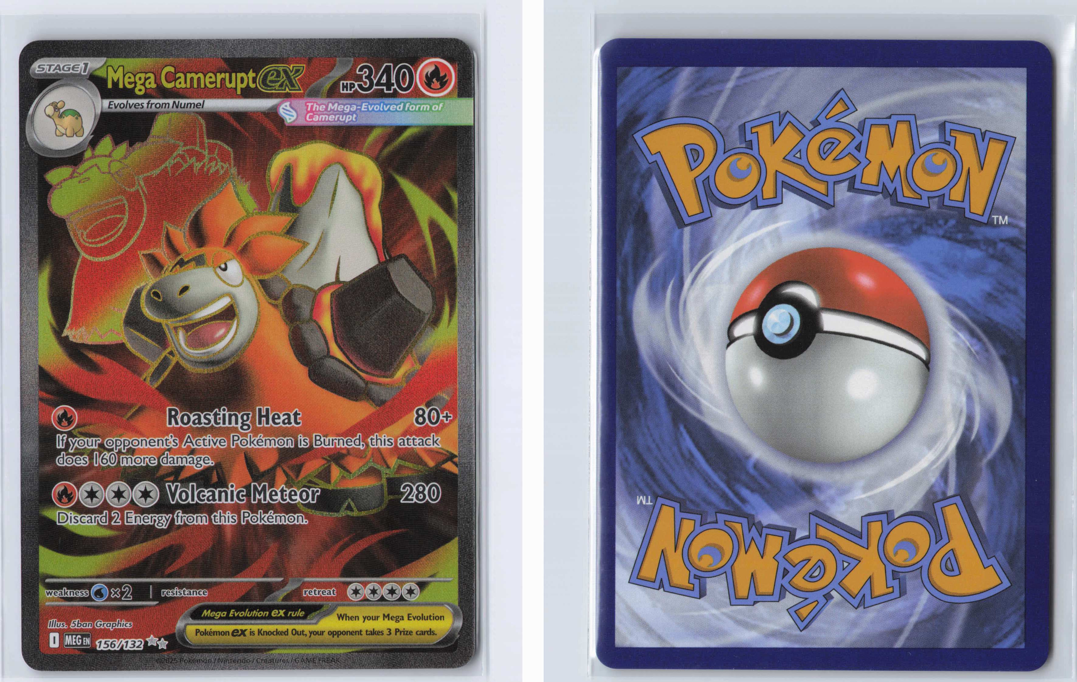 (#156/132) Mega Camerupt ex [ME01: Mega Evolution]