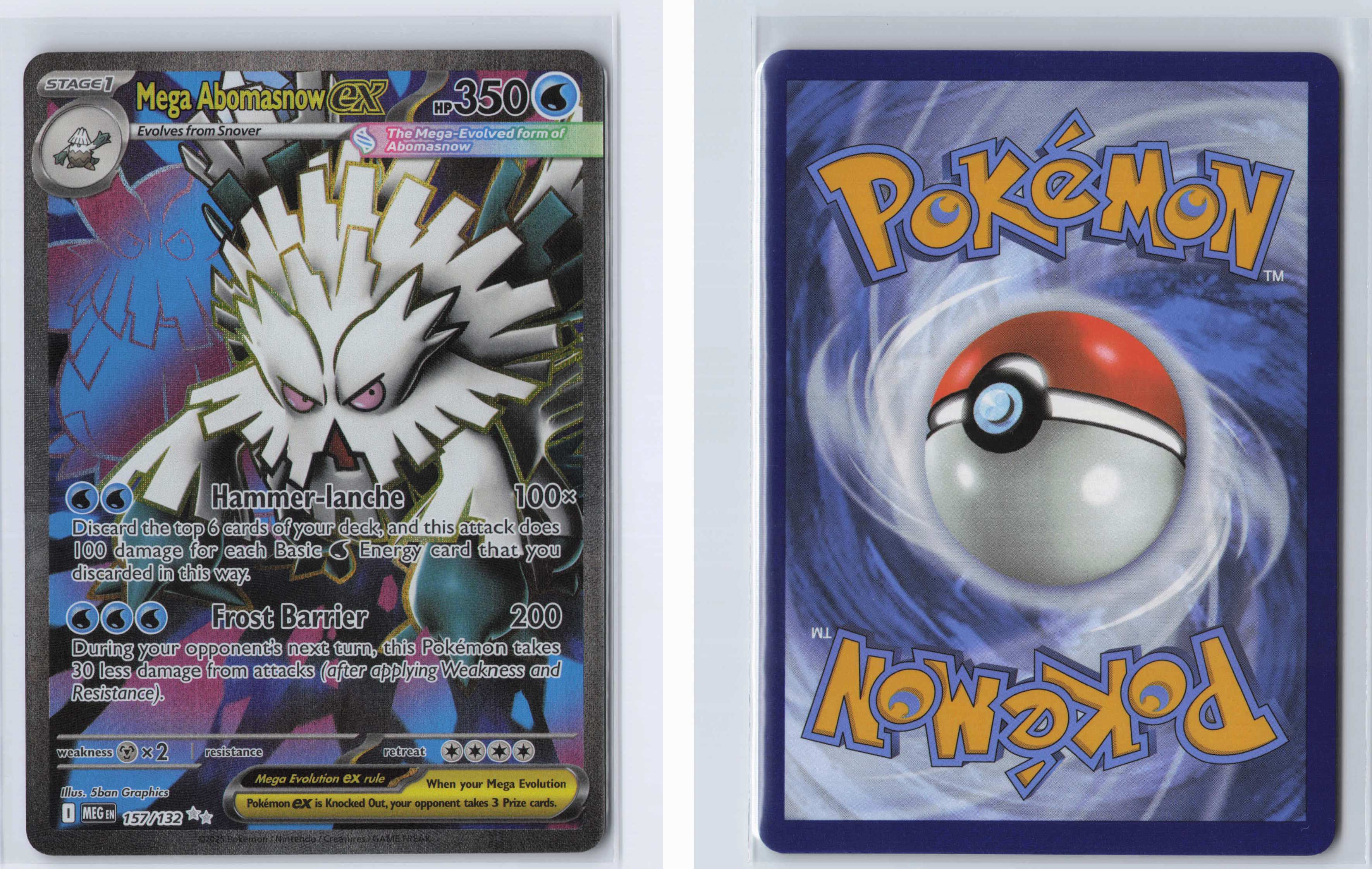 (#157/132) Mega Abomasnow ex [ME01: Mega Evolution]