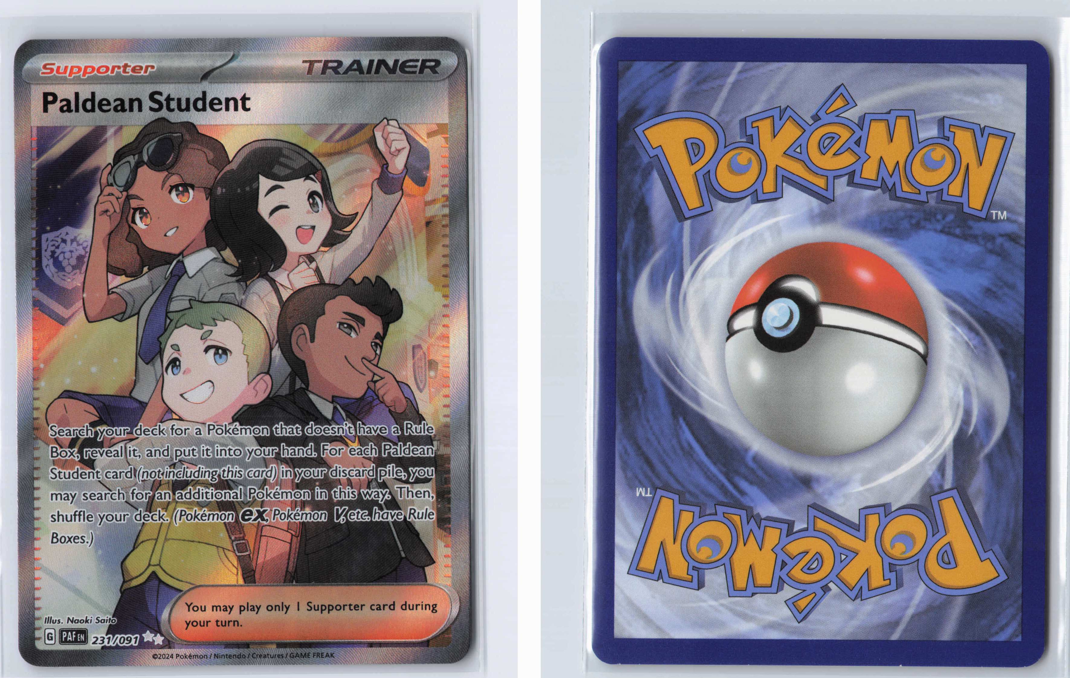 (#231/091) Paldean Student [SV: Paldean Fates]