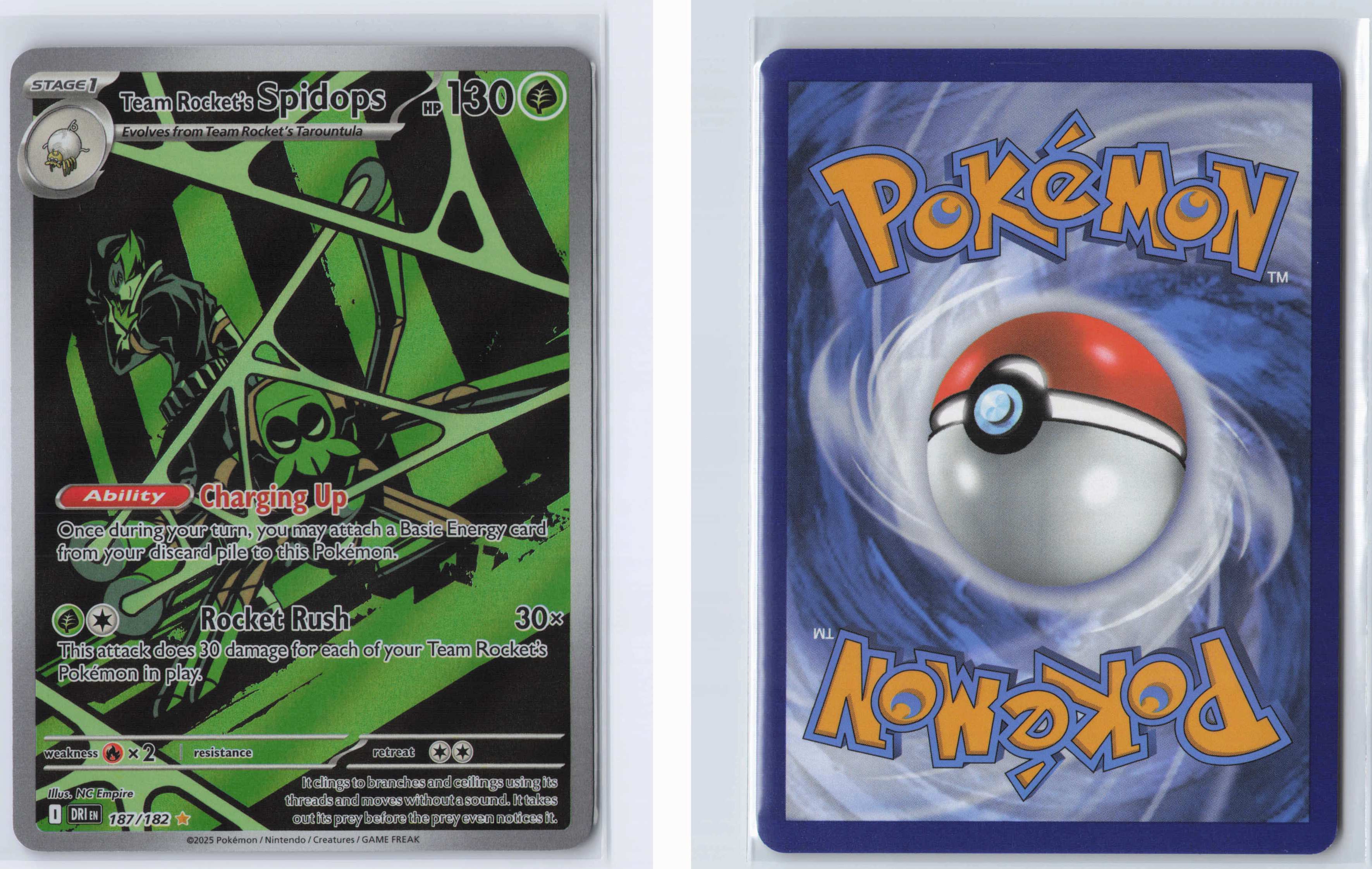 (#187/182) Team Rocket's Spidops [SV10: Destined Rivals]