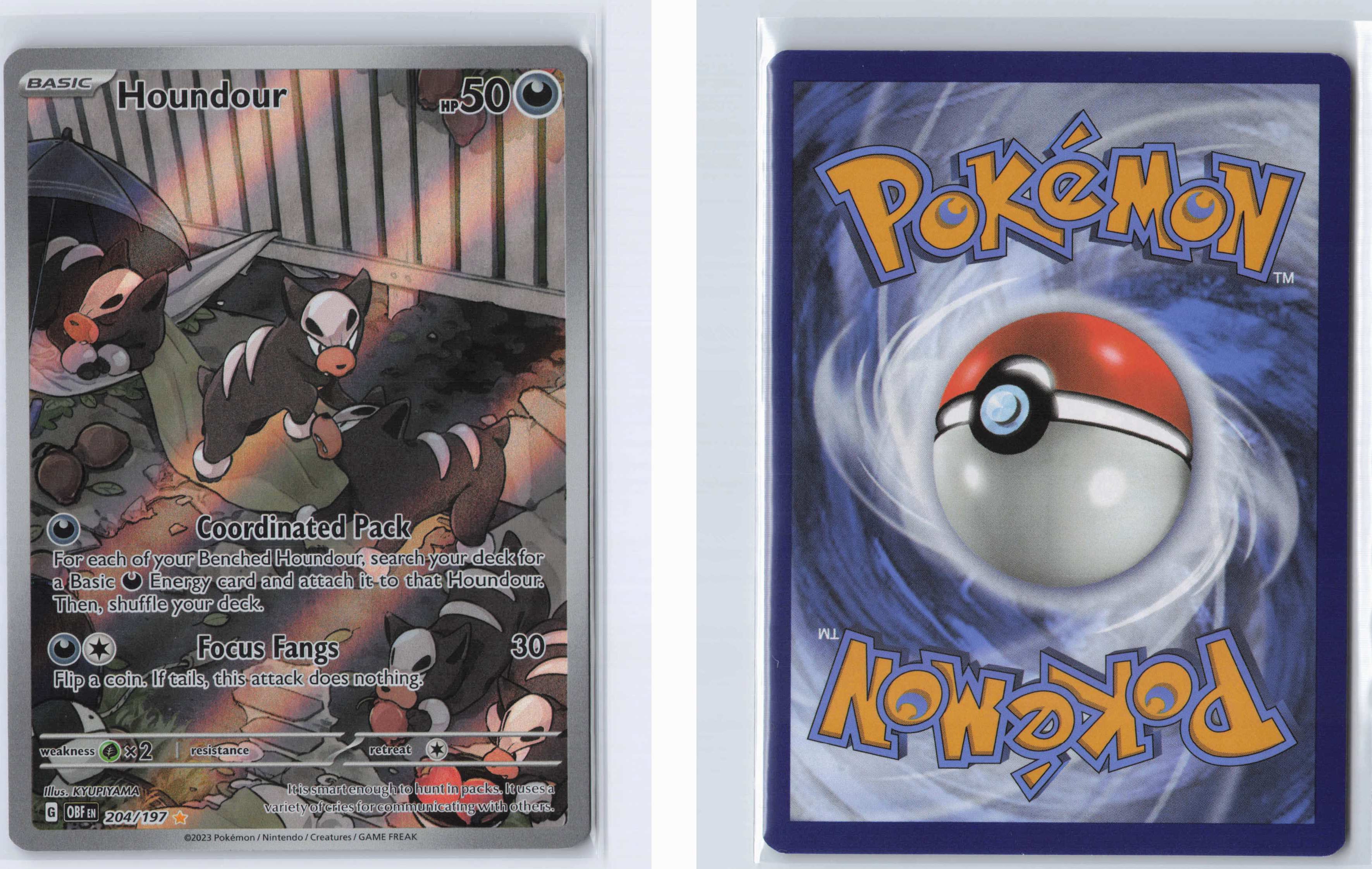 (#204/197) Houndour [SV03: Obsidian Flames]