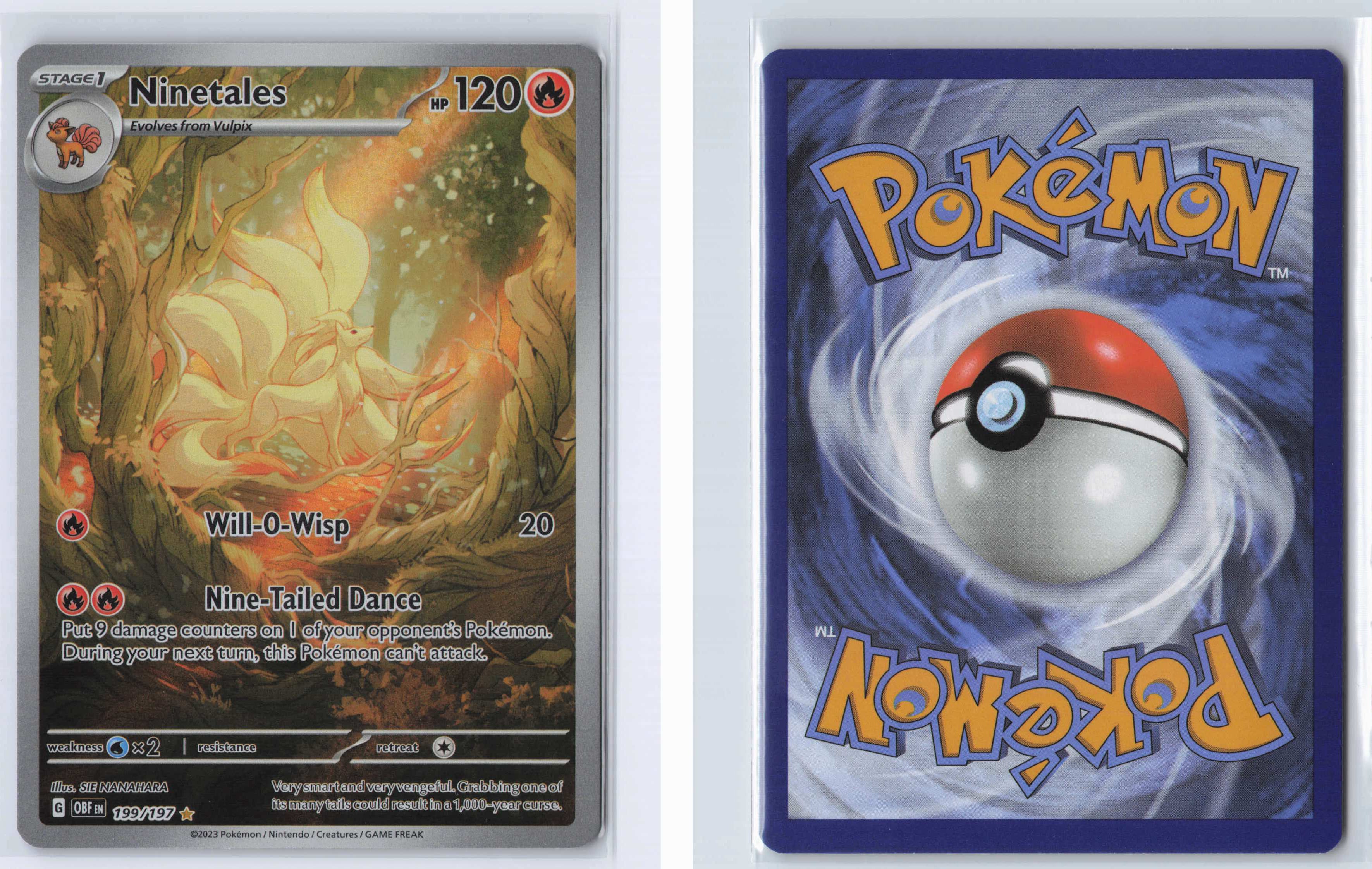 (#199/197) Ninetales [SV03: Obsidian Flames]