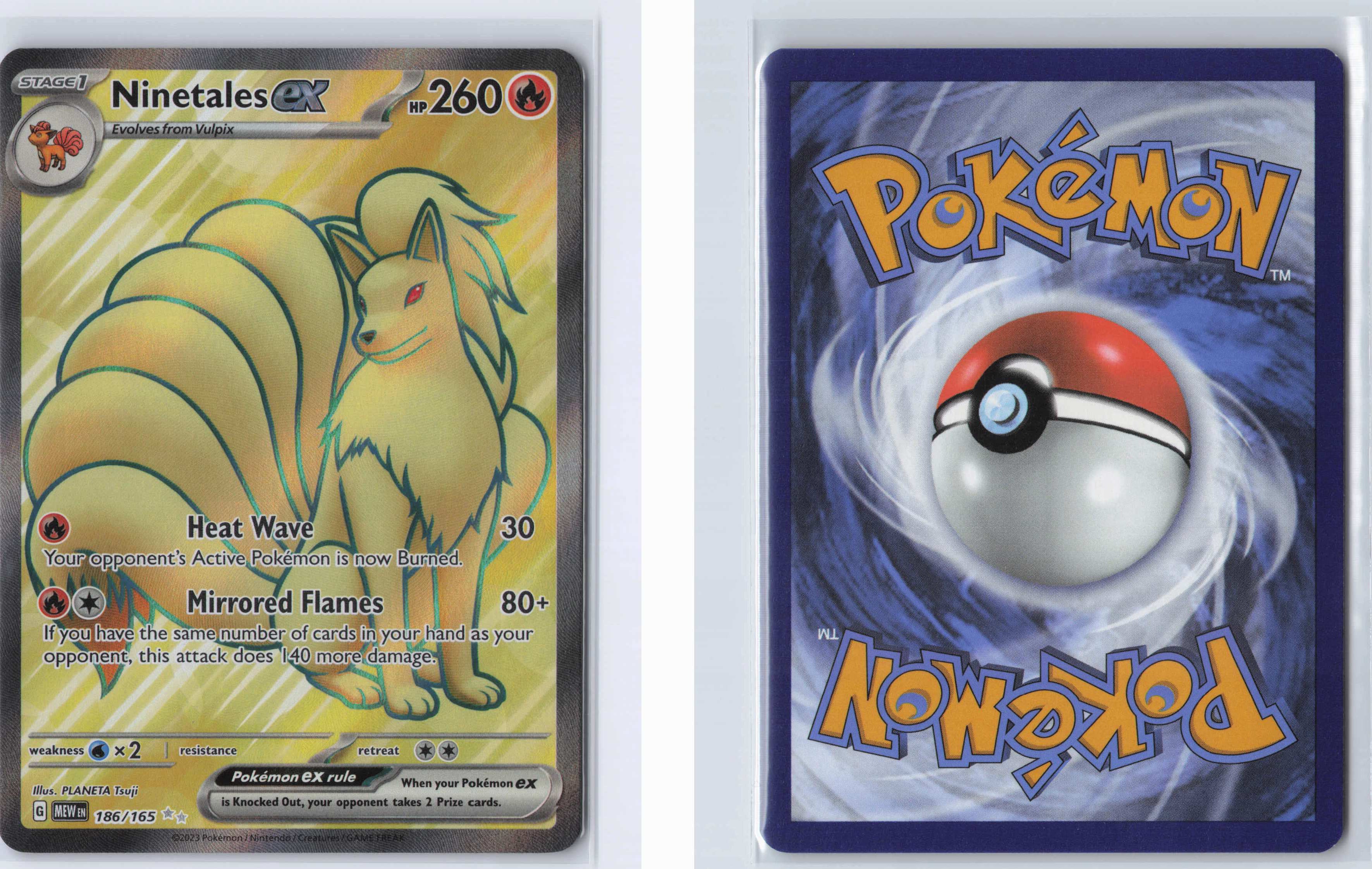 (#186/165) Ninetales ex [SV: Scarlet & Violet 151]