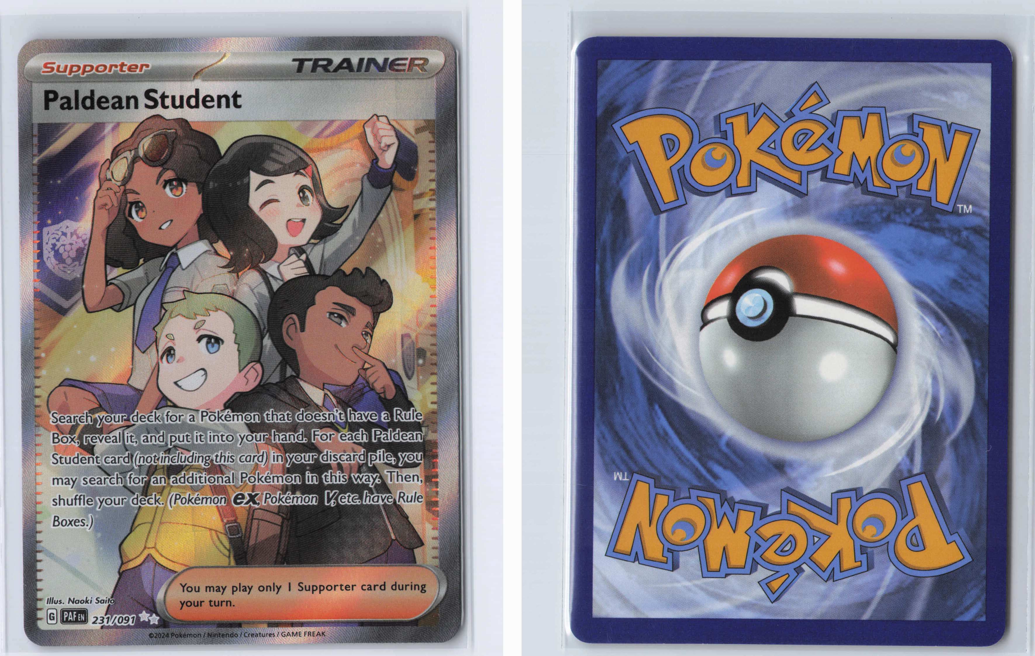 (#231/091) Paldean Student [SV: Paldean Fates]
