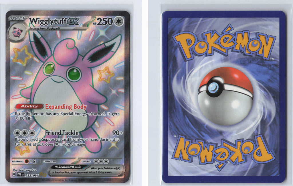 (#222/091) Wigglytuff ex [SV: Paldean Fates]