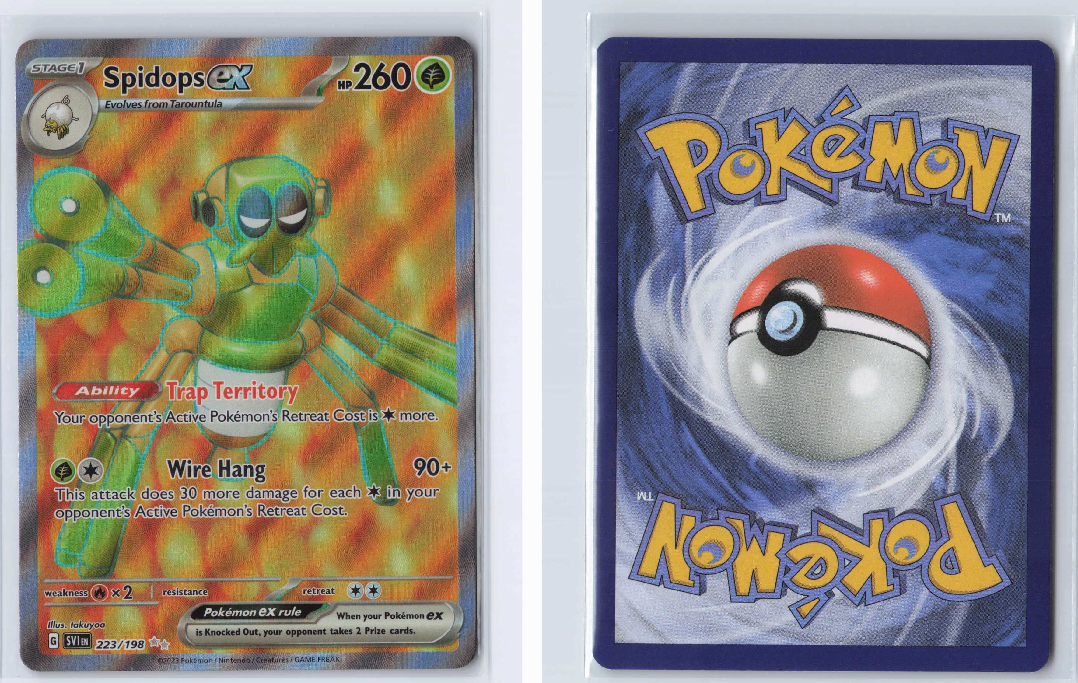 (#223/198) Spidops ex [SV01: Scarlet & Violet Base Set]