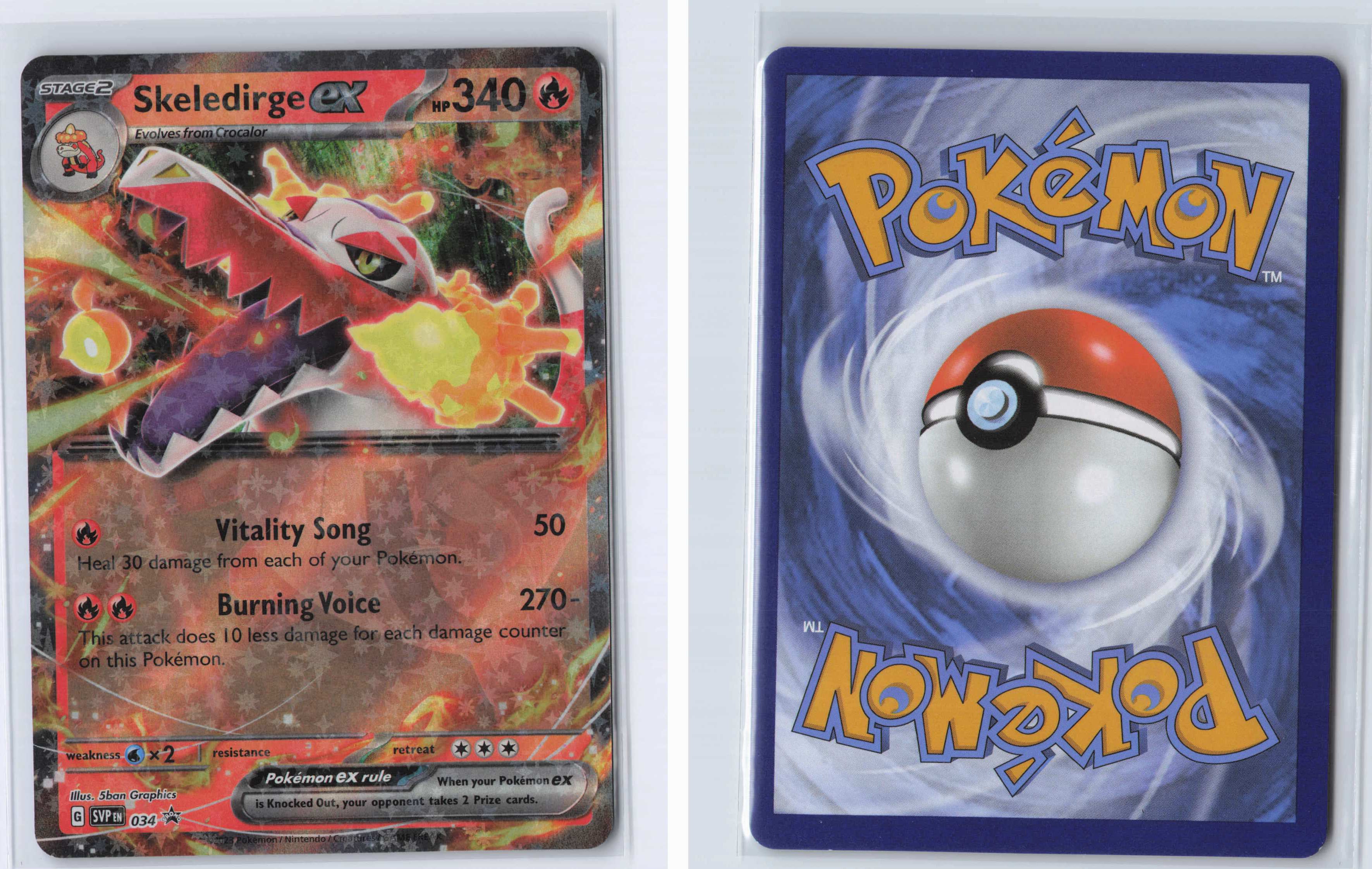 (#34) Skeledirge ex - [SV: Scarlet & Violet Promo Cards]