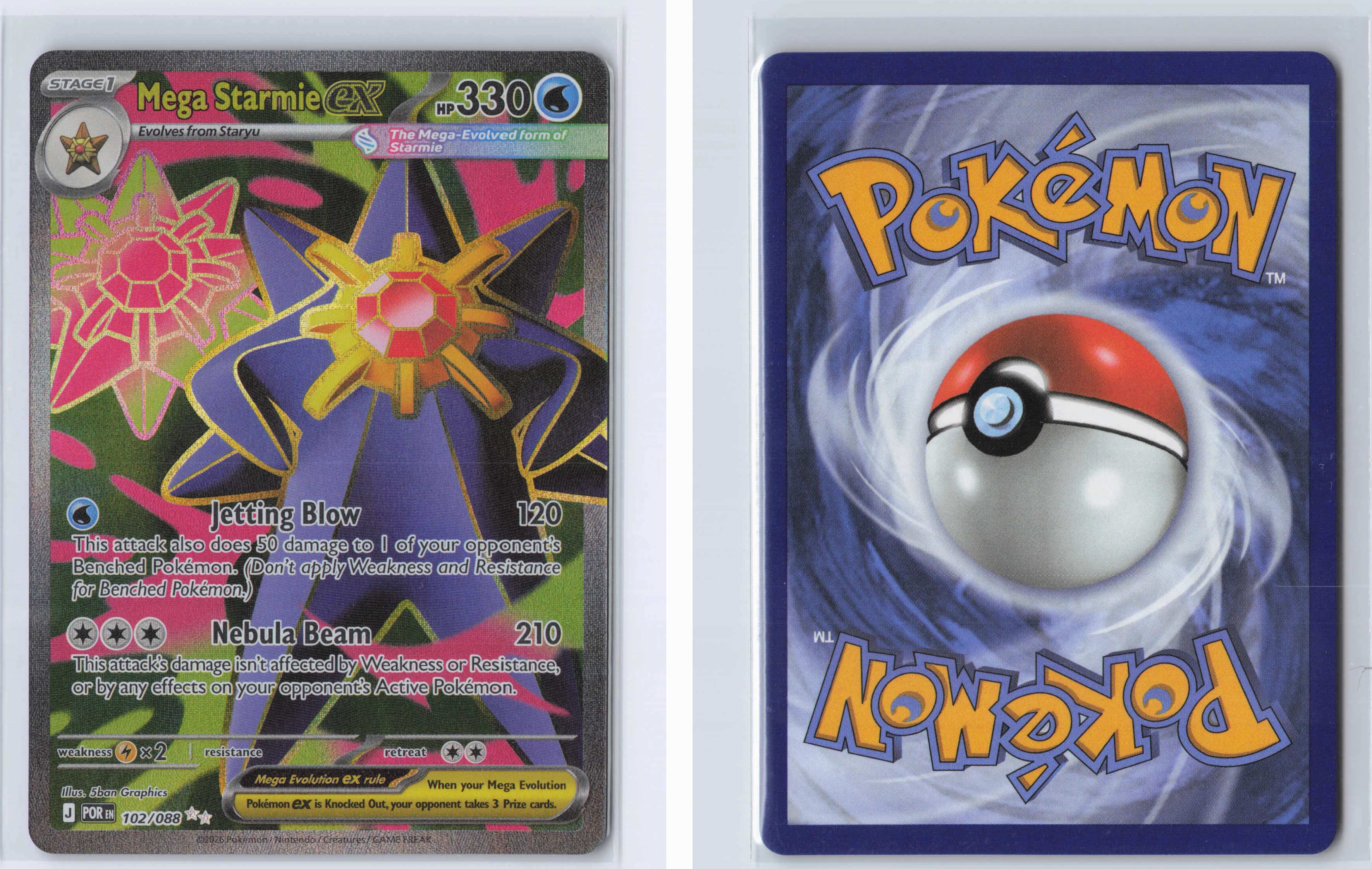 (#102/088) Mega Starmie ex [ME03: Perfect Order]