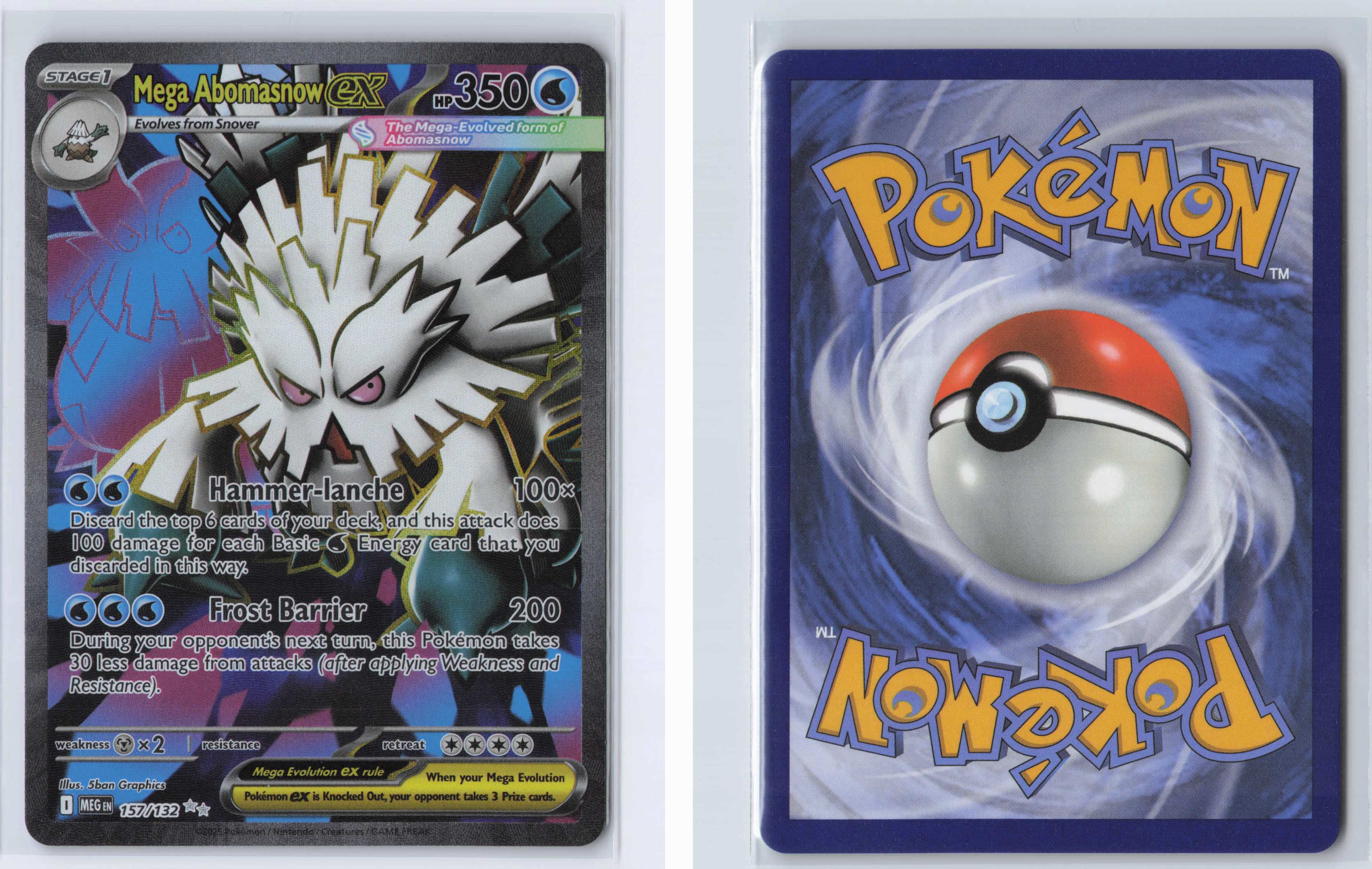 (#157/132) Mega Abomasnow ex [ME01: Mega Evolution]