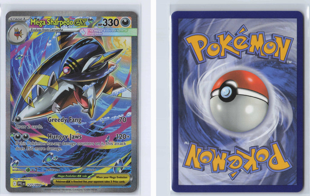 (#127/094) Mega Sharpedo ex [ME02: Phantasmal Flames]