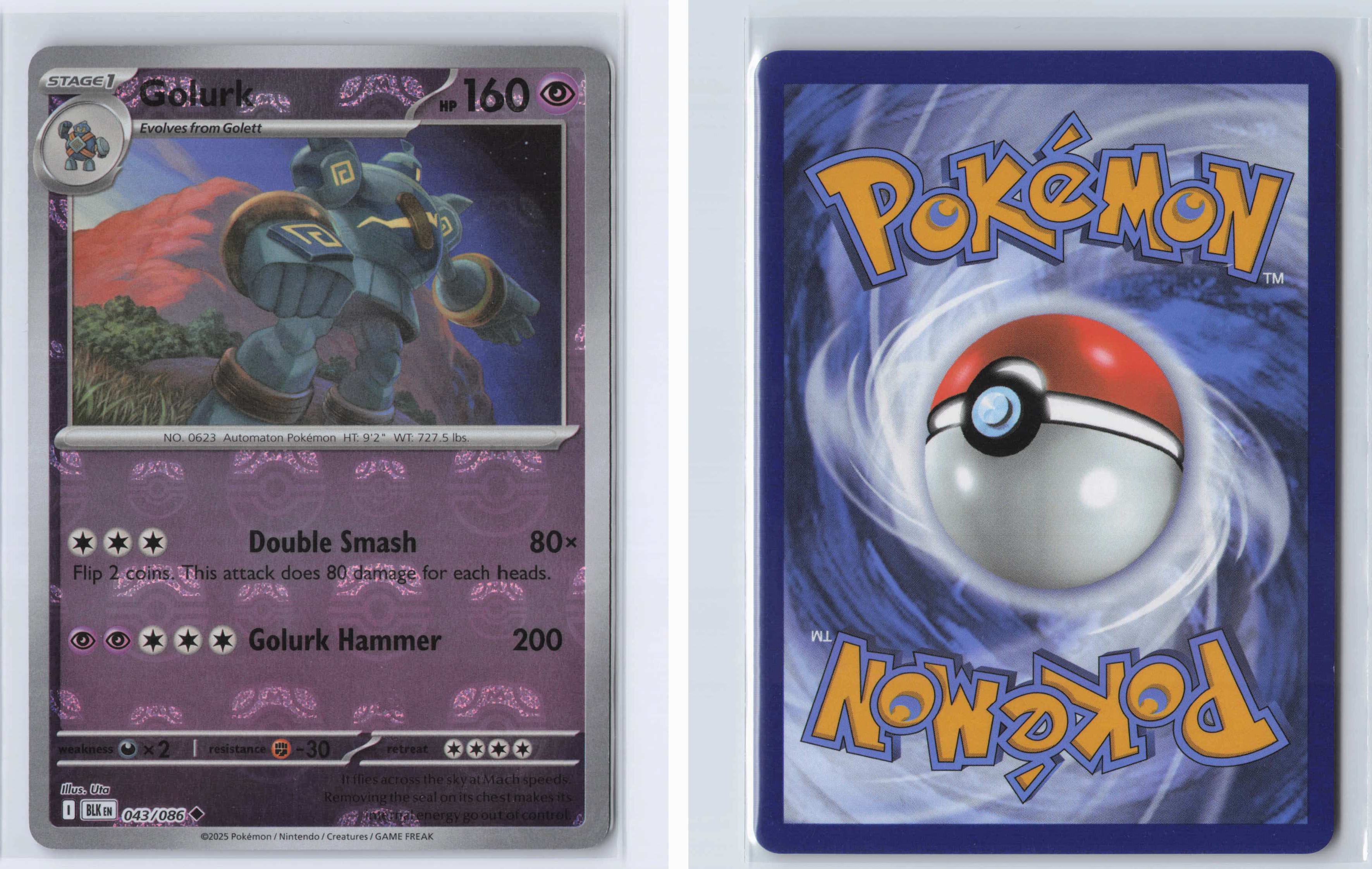 (#043/086) Golurk (Master Ball Pattern) [SV: Black Bolt]