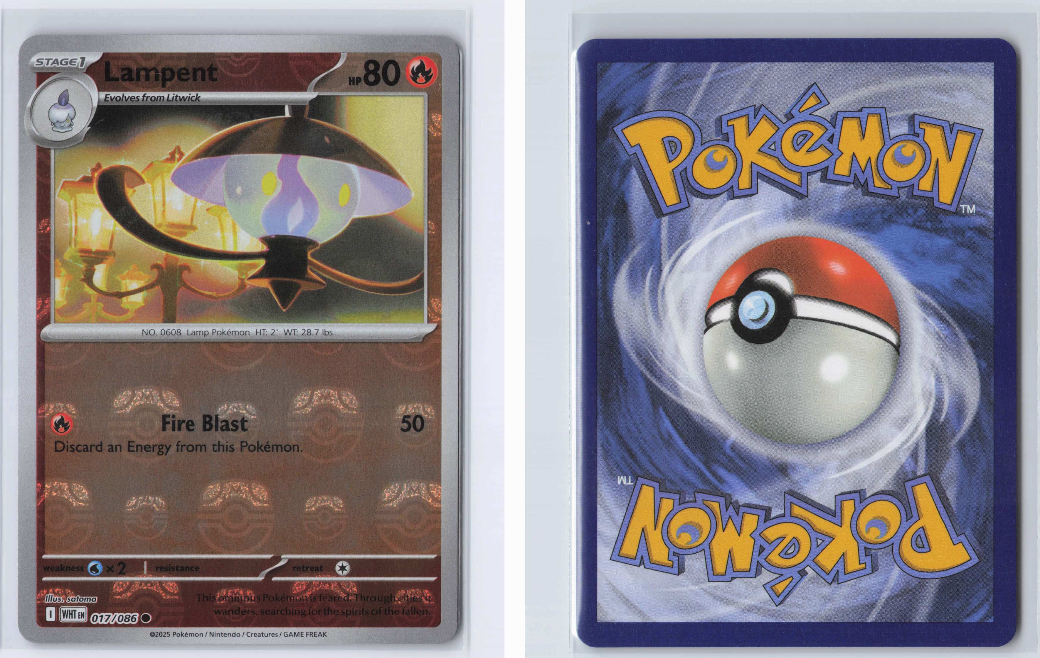 (#017/086) Lampent (Master Ball Pattern) [SV: White Flare]