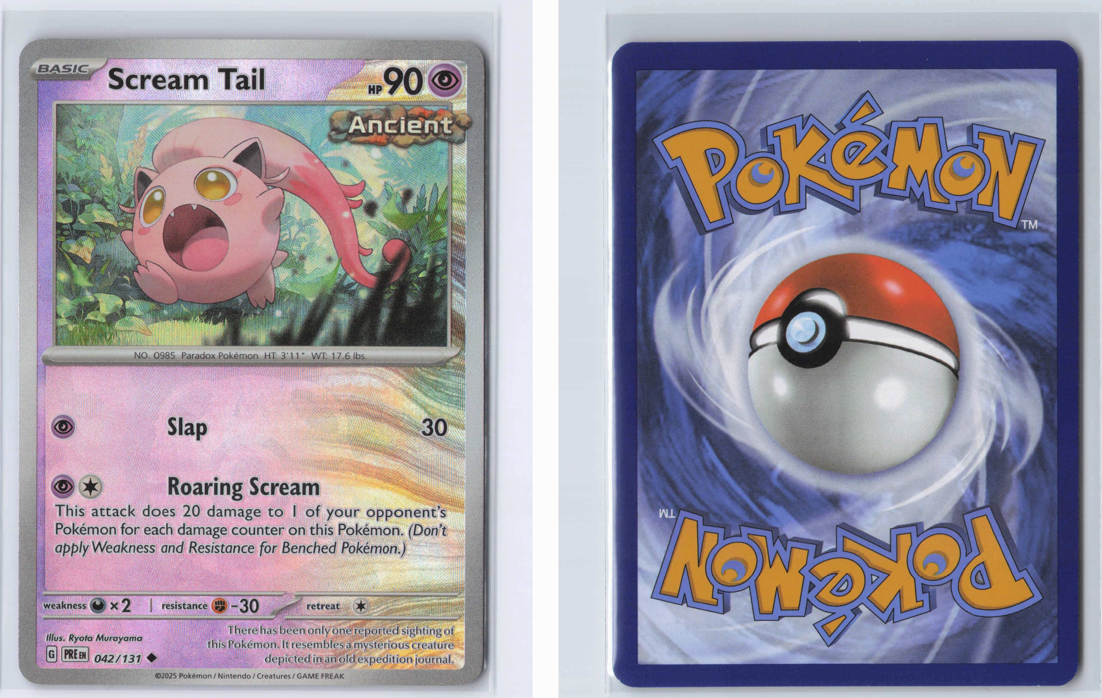 (#042/131) Scream Tail (Master Ball Pattern) [SV: Prismatic Evolutions]