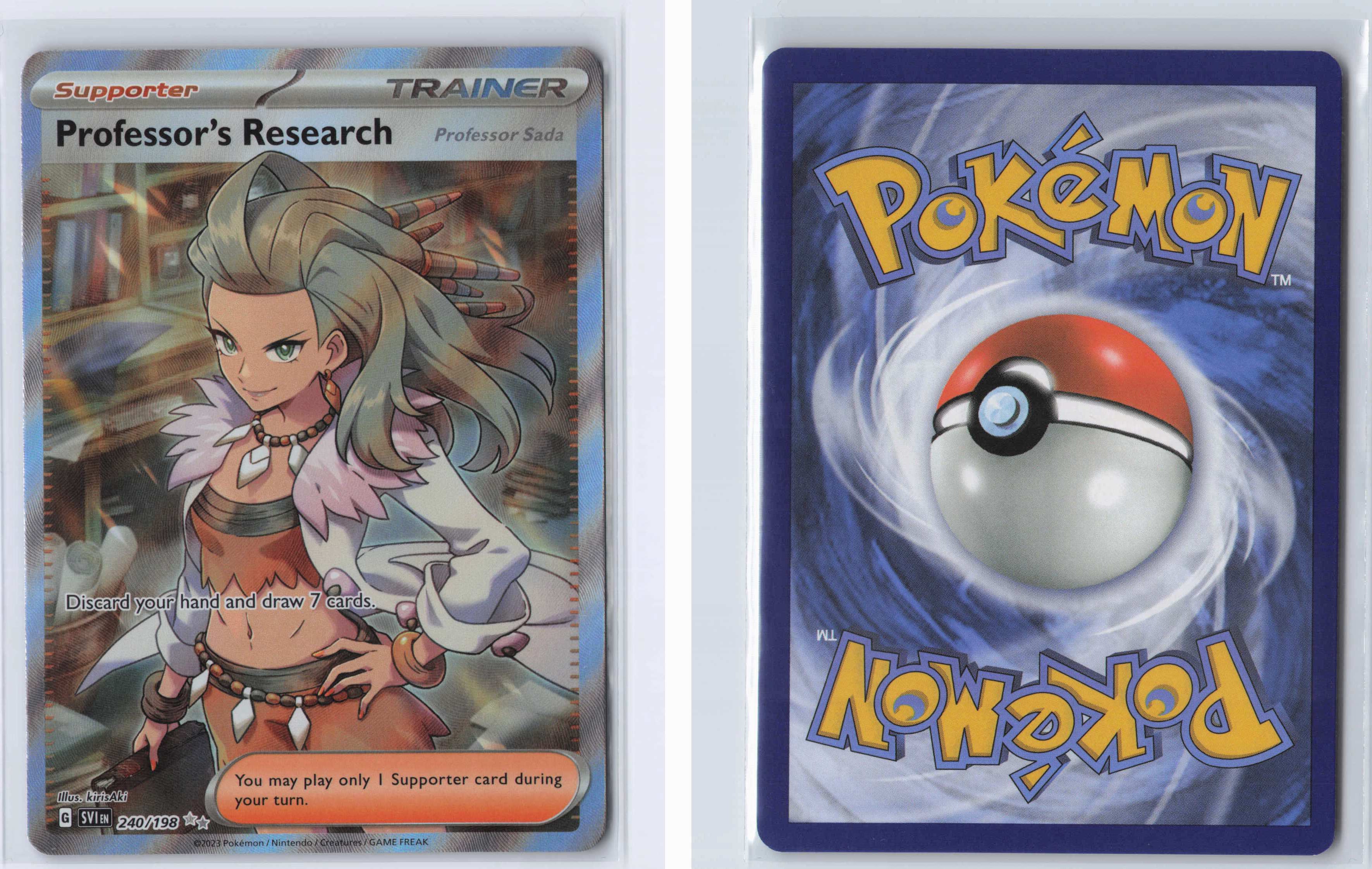 (#240/198) Professor's Research [SV01: Scarlet & Violet Base Set]