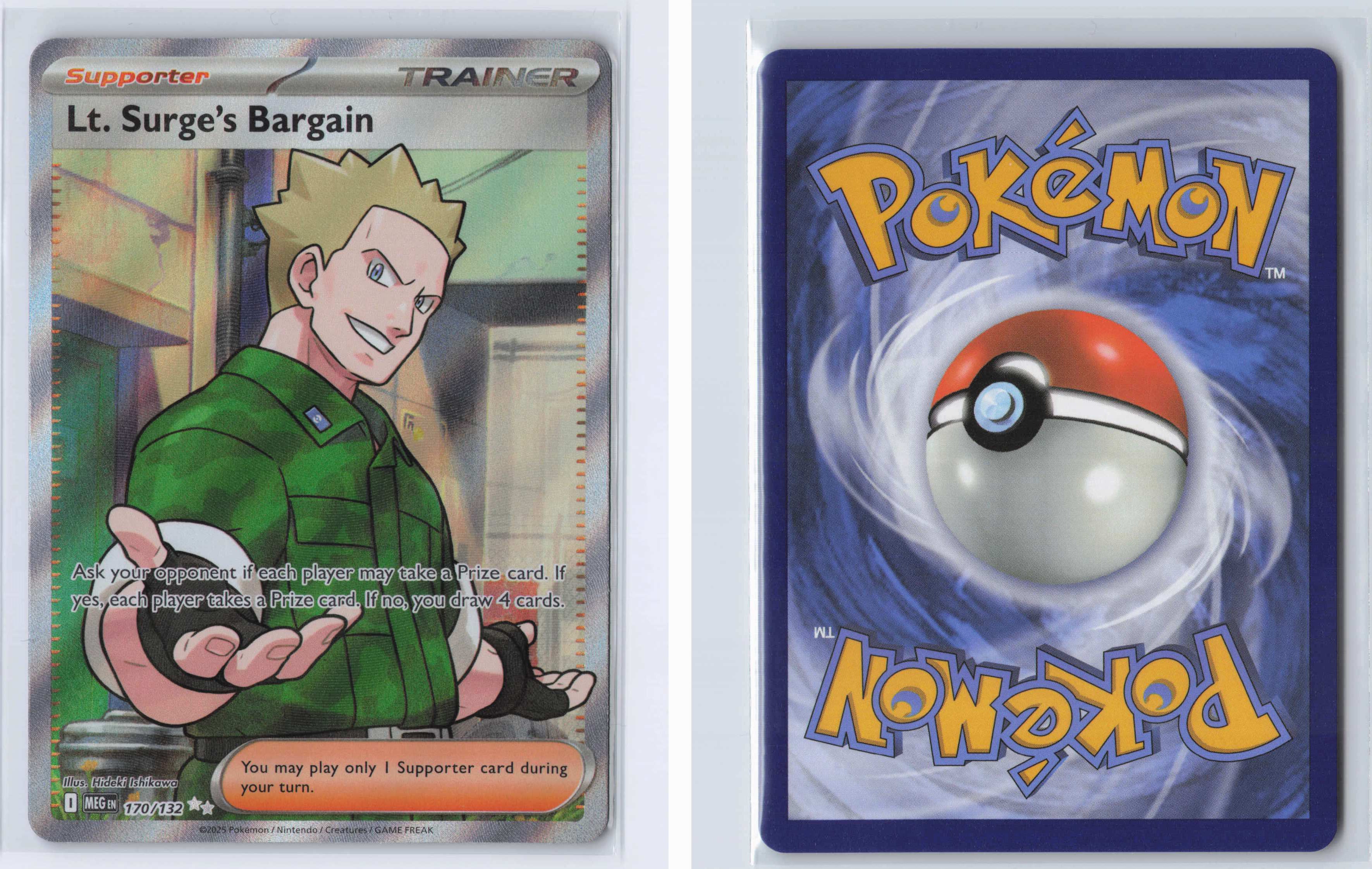 (#170/132) Lt. Surge's Bargain [ME01: Mega Evolution]