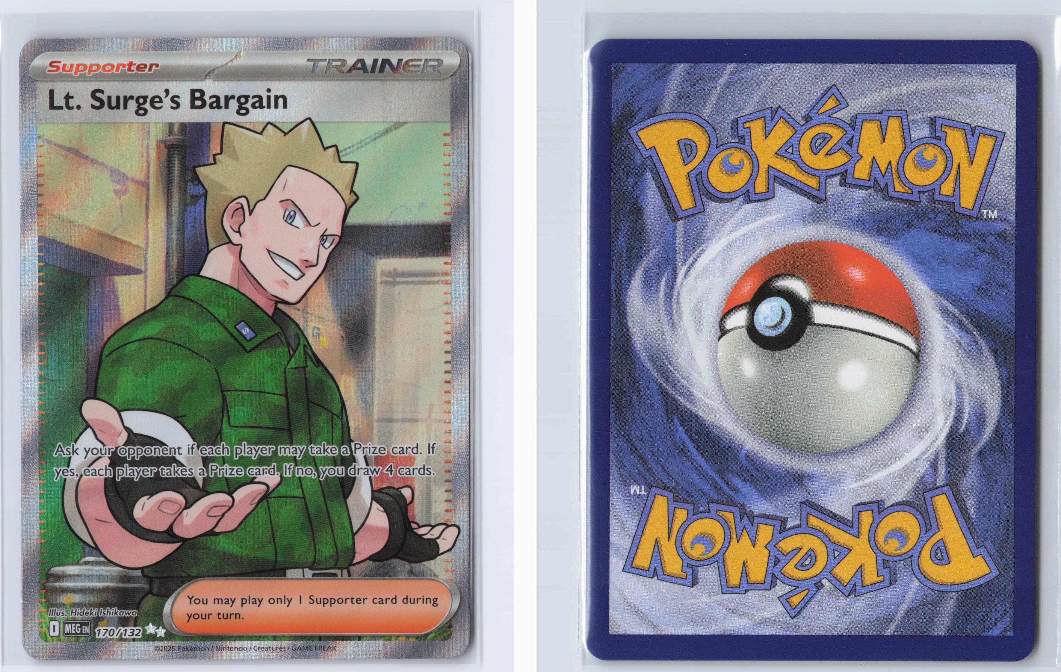 (#170/132) Lt. Surge's Bargain [ME01: Mega Evolution]